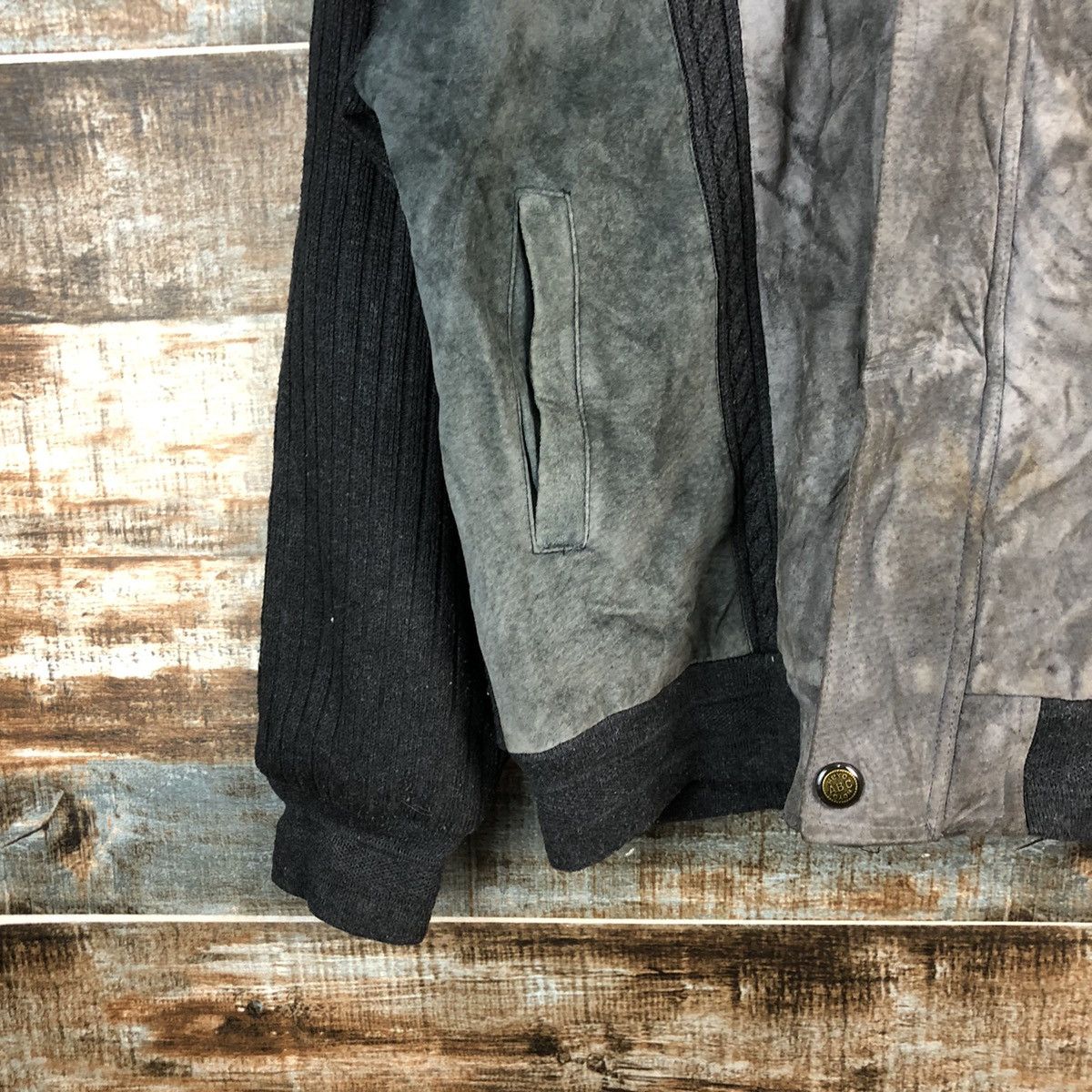 Valentino Valentino Grey vintage Bombers leather Jacket #A2323 Size US M / EU 48-50 / 2 - 7 Thumbnail