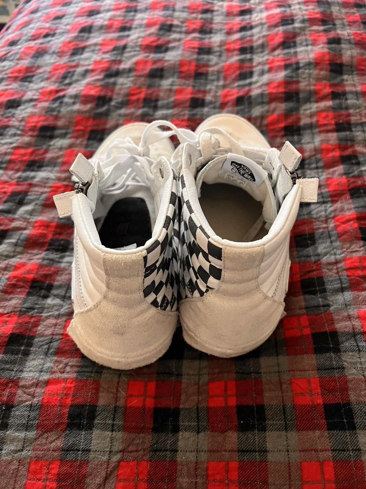 Van SK8-HI CAP LX white checkerboard Size US 11.5 / EU 44-45 - 6 Thumbnail