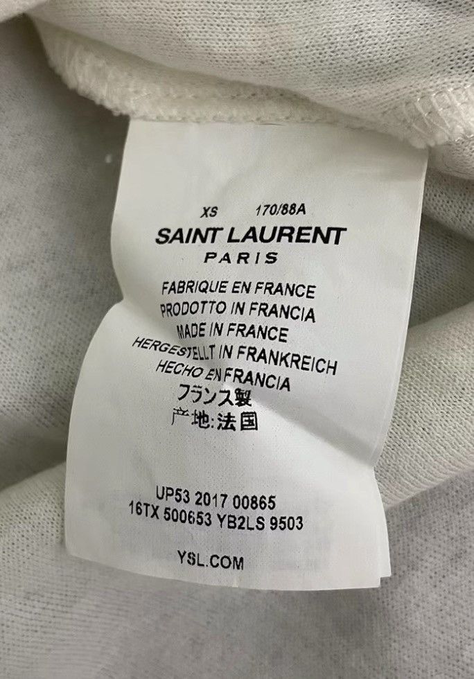 Saint Laurent Paris Saint Laurent Paris “1971” T-Shirt Size US XS / EU 42 / 0 - 5 Thumbnail