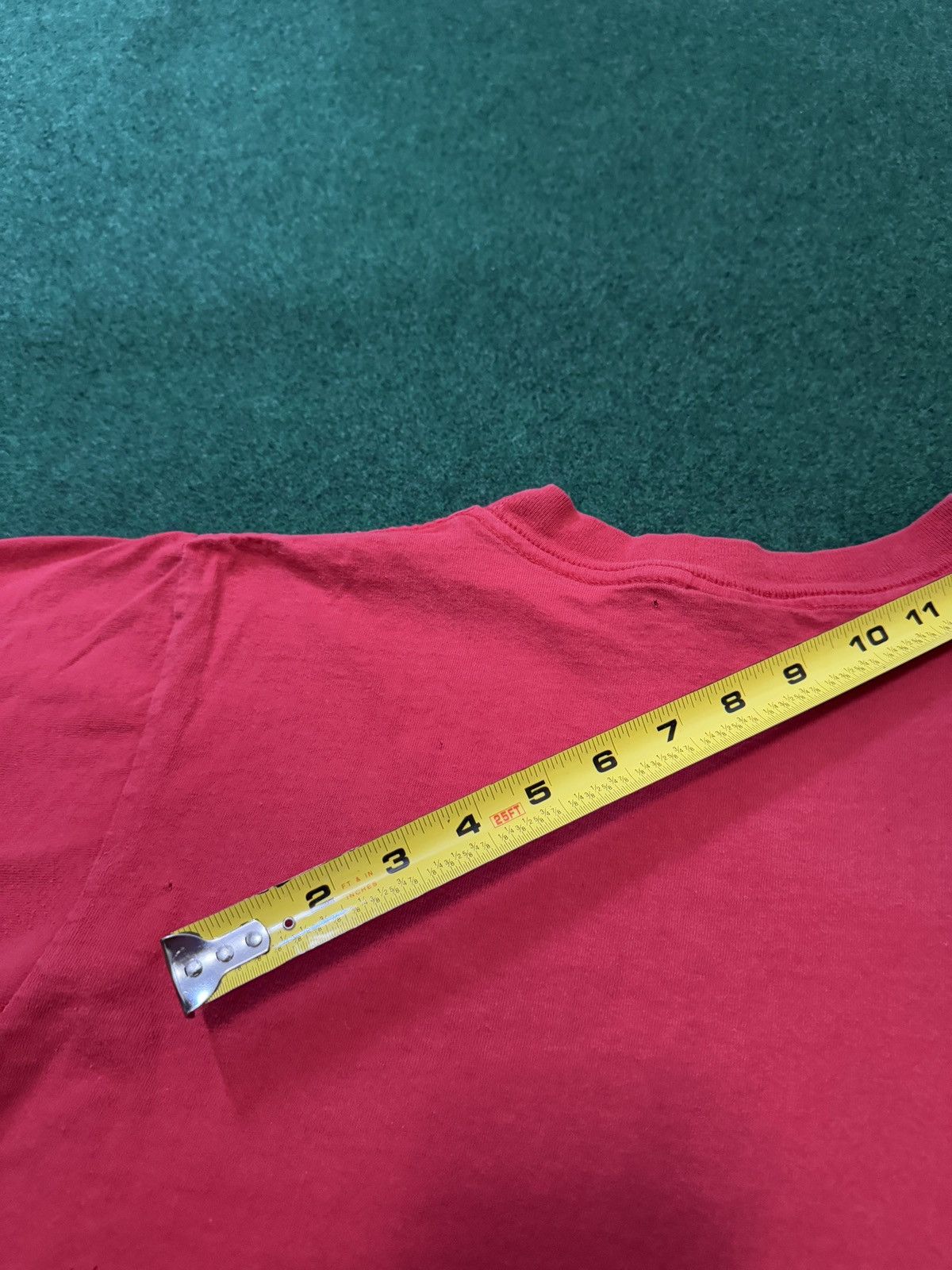 Jansport Vintage 90s Earth Day Save Our Planet Jansport Red T Shirt Size US M / EU 48-50 / 2 - 8 Thumbnail