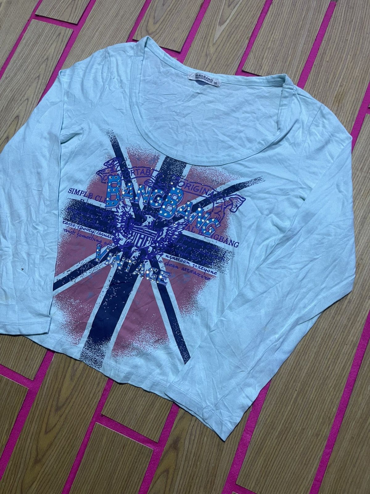 If Six Was Nine Y2K BANGBANG LONG SLEEVE TSHIRT Size M / US 6-8 / IT 42-44 - 2 Thumbnail
