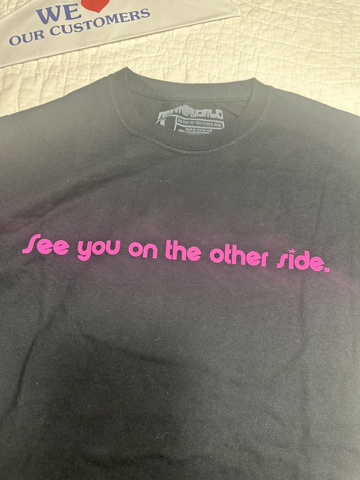 Travis Scott Travis Scott Astroworld Road To Utopia “Lollipop” Tee/ Large Size US L / EU 52-54 / 3 - 3 Thumbnail