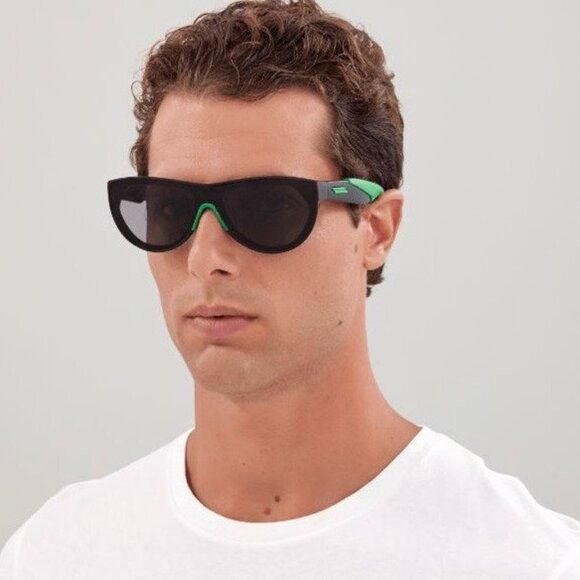 Bottega Veneta Bottega Veneta BV1234S 004 Sunglasses Shiny Black/Red Shield Size ONE SIZE - 3 Thumbnail