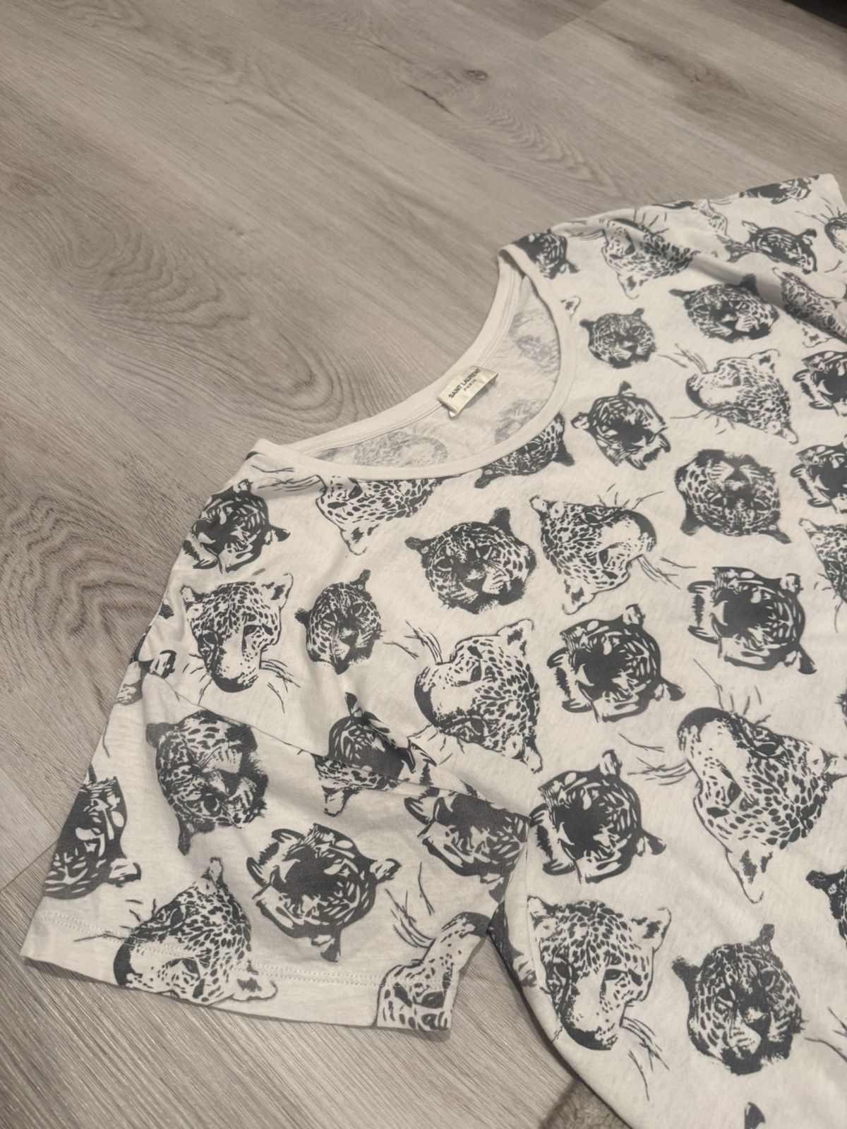 Saint Laurent Paris s/s 2015 tiger cropped tee!! Size US S / EU 44-46 / 1 - 3 Thumbnail