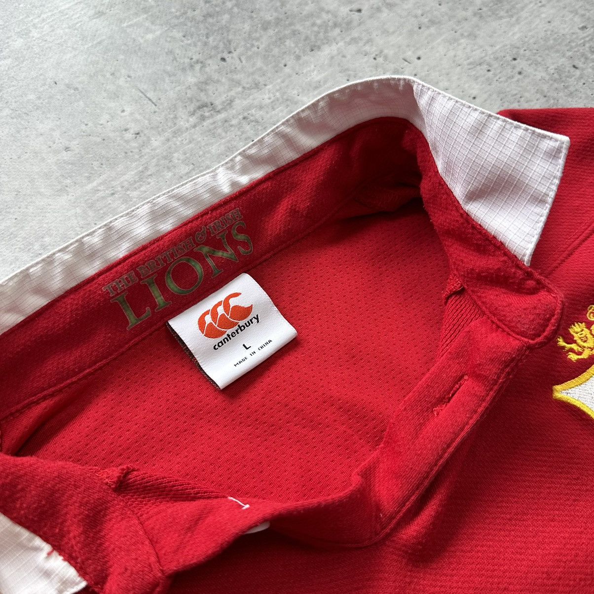 Canterbury of New Zealand British & Irish Lions 2017 Rugby Union L/S Home Shirt Jersey Size US L / EU 52-54 / 3 - 9 Thumbnail