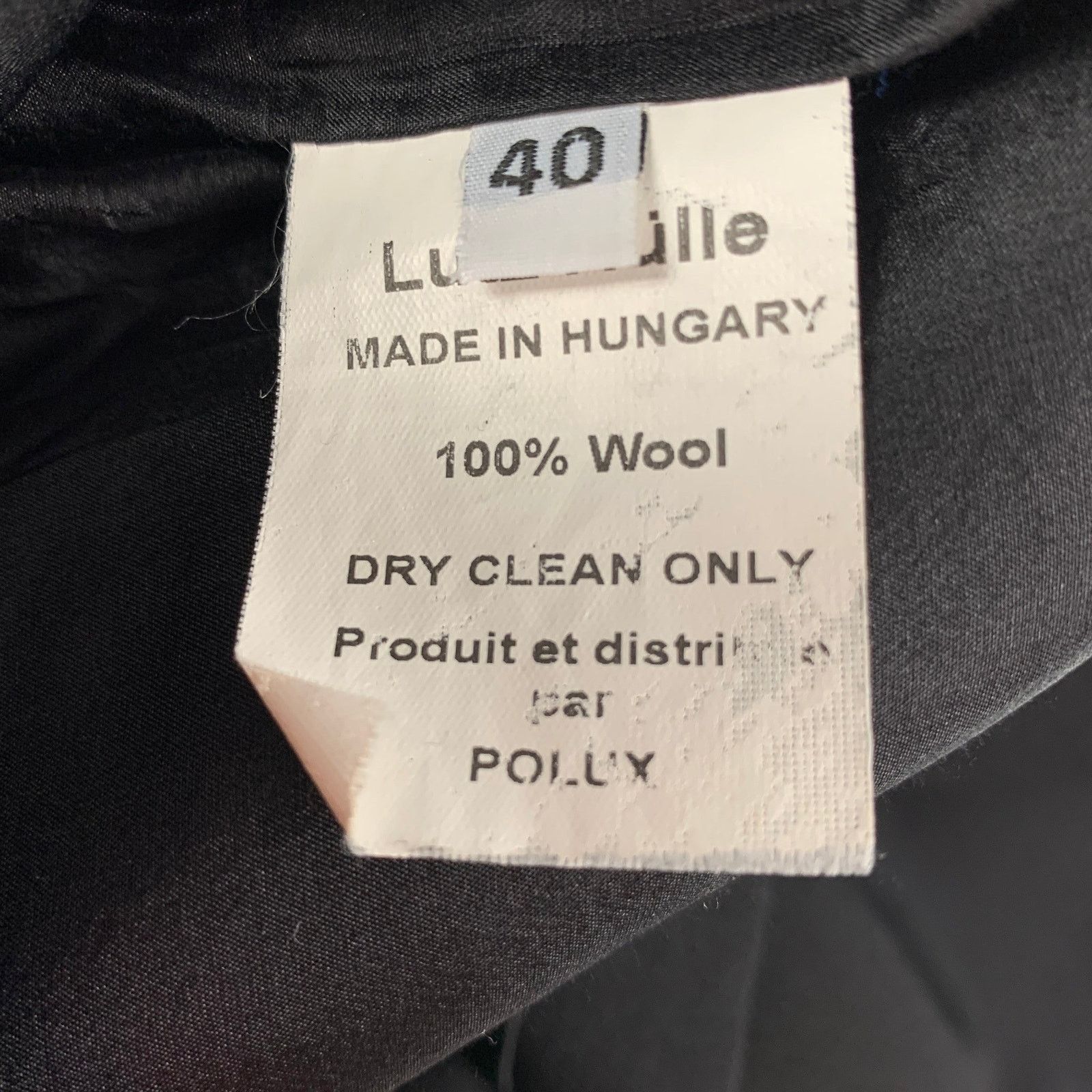 Other LUTZ HUELLE Size 4 Black Charcoal Wool Sleeveless Dress Size 27" / US 4 / IT 40 - 4 Thumbnail