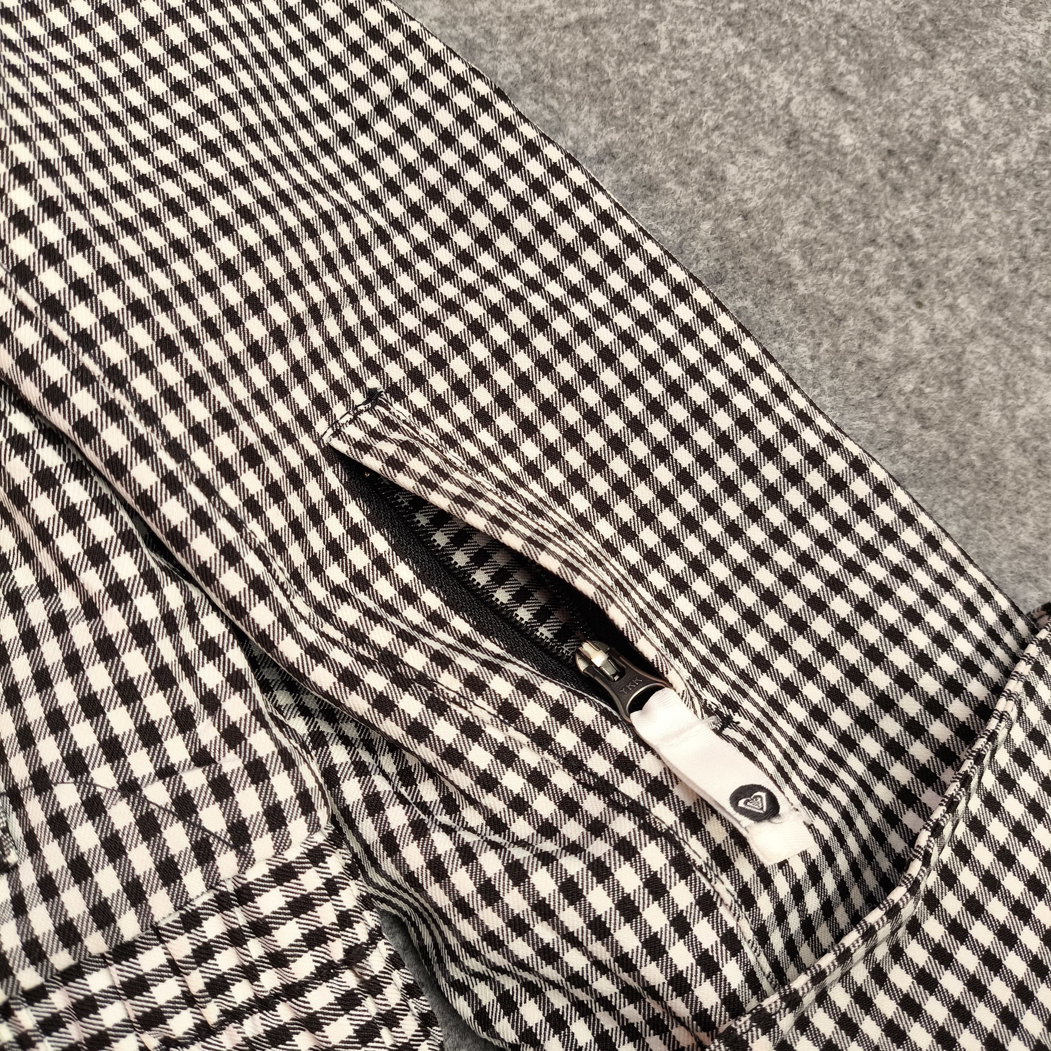 Billabong × Quiksilver Roxy surf ski snowboard checkerboard plaid jacket Size L / US 10 / IT 46 - 6 Thumbnail