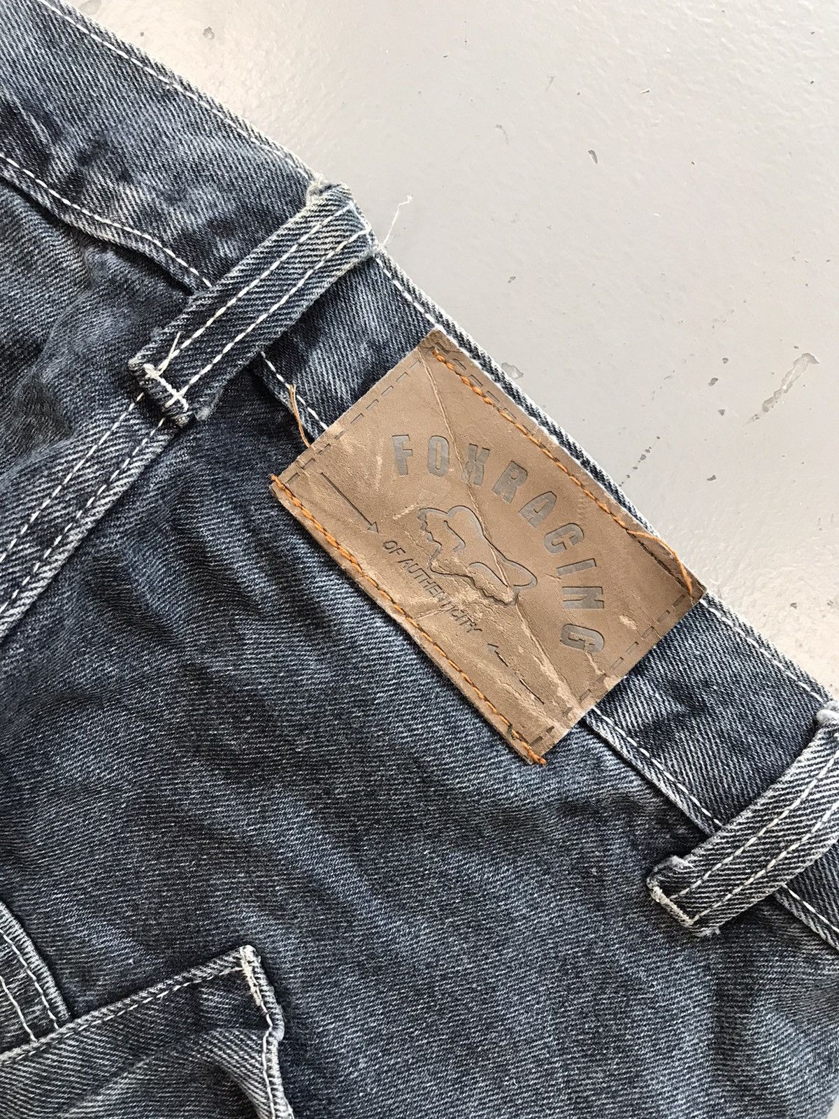 JNCO × Southpole × Vintage Vintage Y2K fox racing printed SpellOut denim pant Size US 32 / EU 48 - 8 Thumbnail