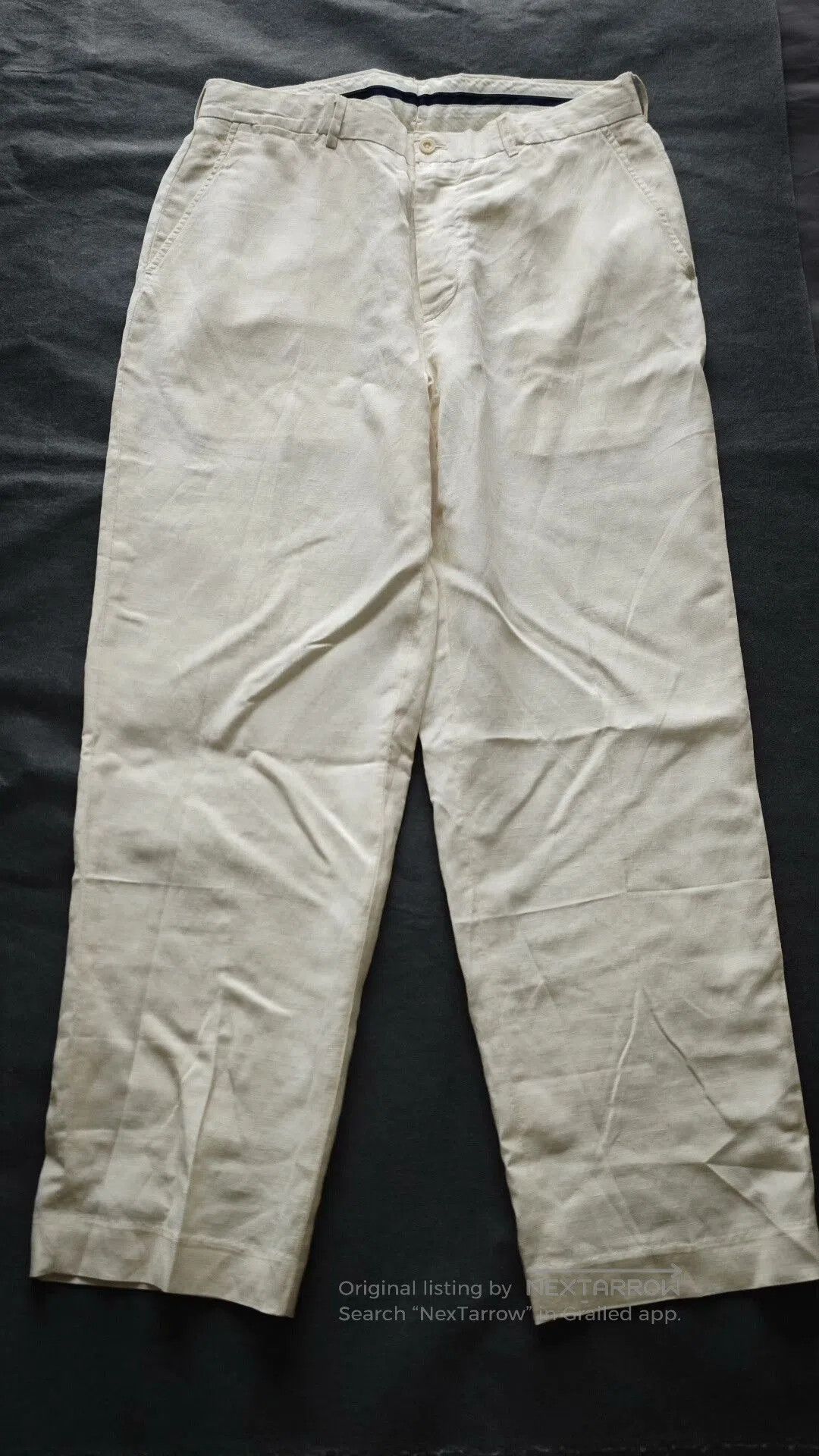 Polo Ralph Lauren Polo Ralph Lauren 90s Silk Linen Pants. Size US 34 / EU 50 - 1 Thumbnail