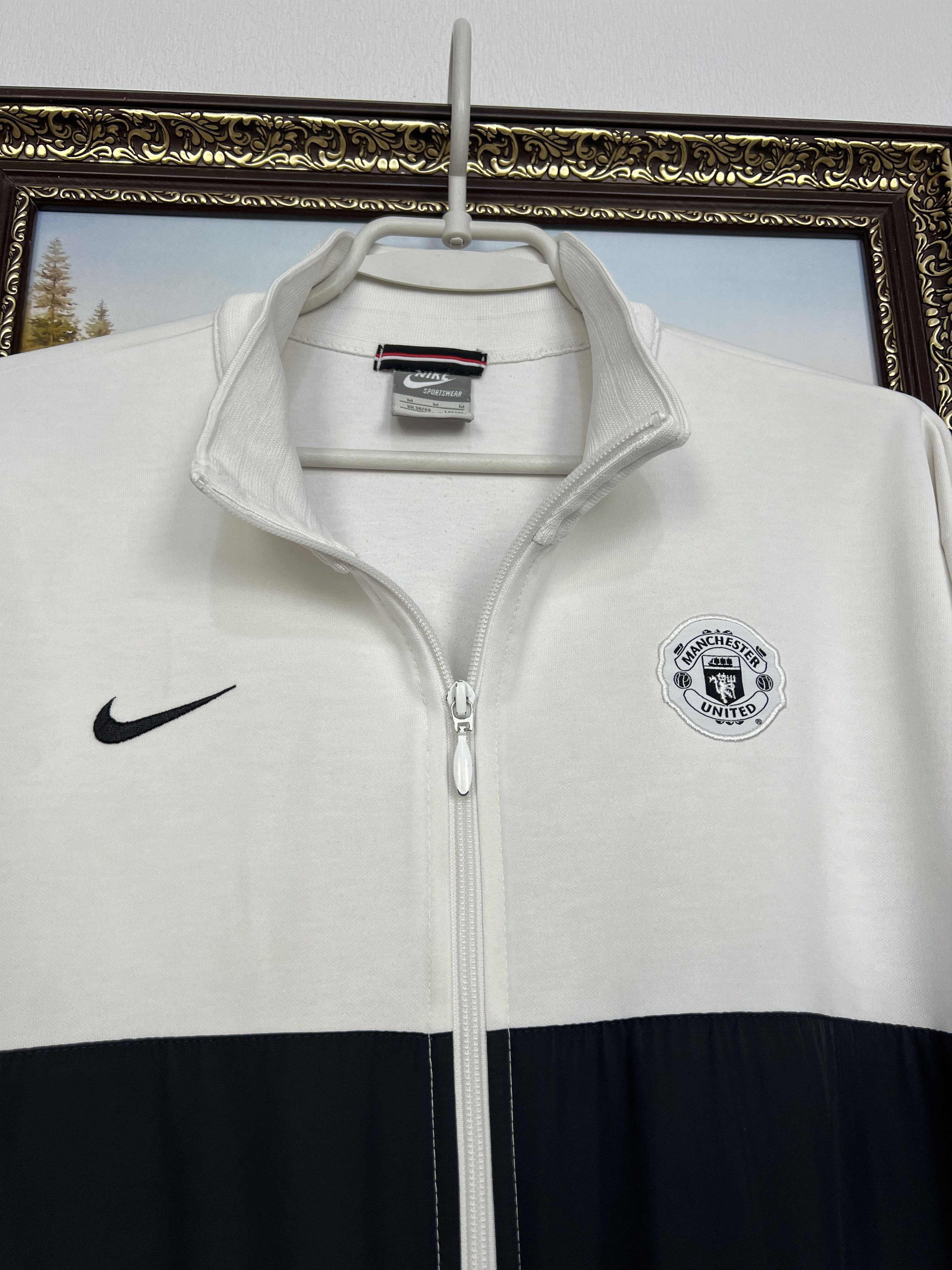 Nike Vintage Manchester United Football Jacket Soccer Track Top Size US M / EU 48-50 / 2 - 3 Thumbnail