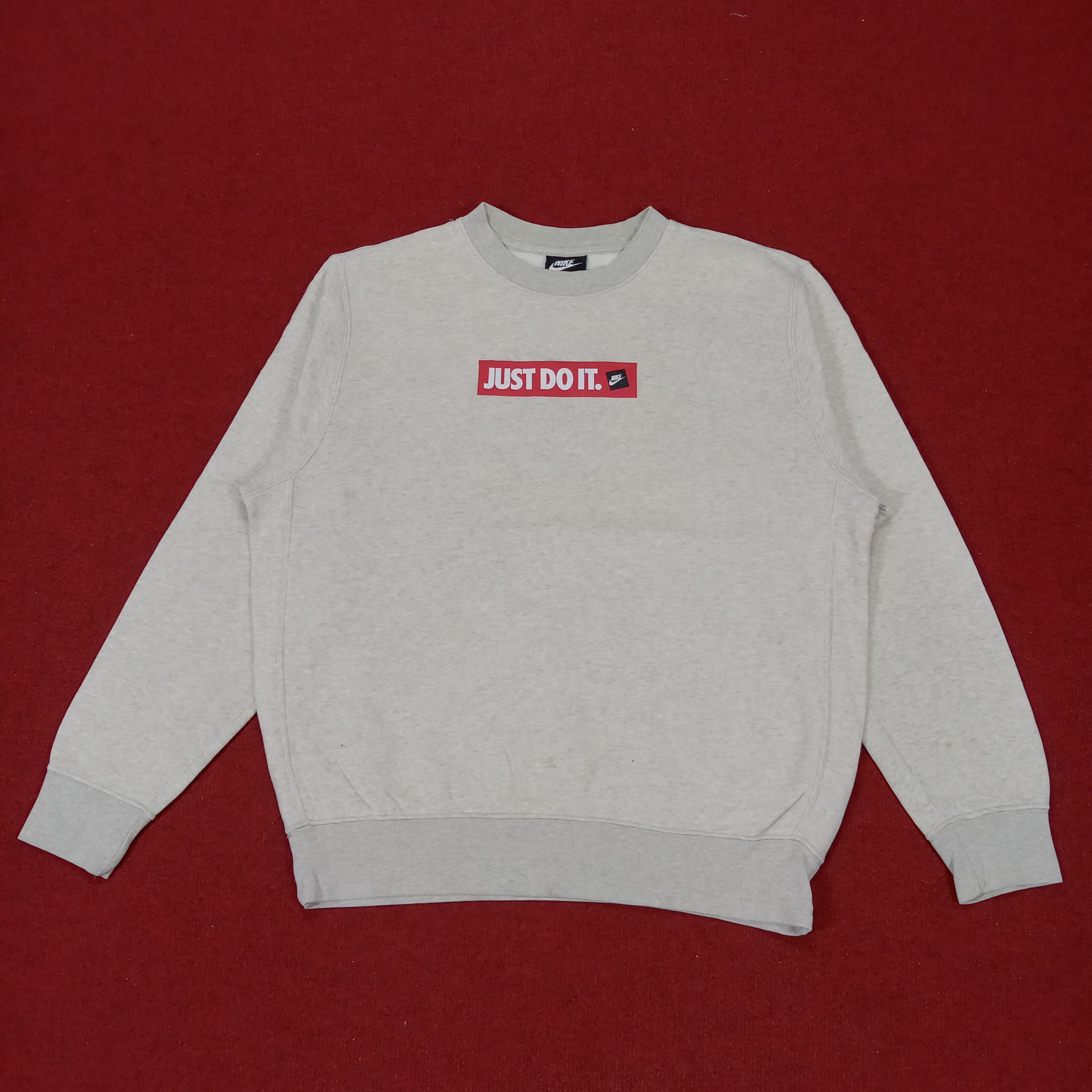 Nike × Vintage Nike Just Do It Streetwear Style Sweatshirt Size US L / EU 52-54 / 3 - 1 Thumbnail