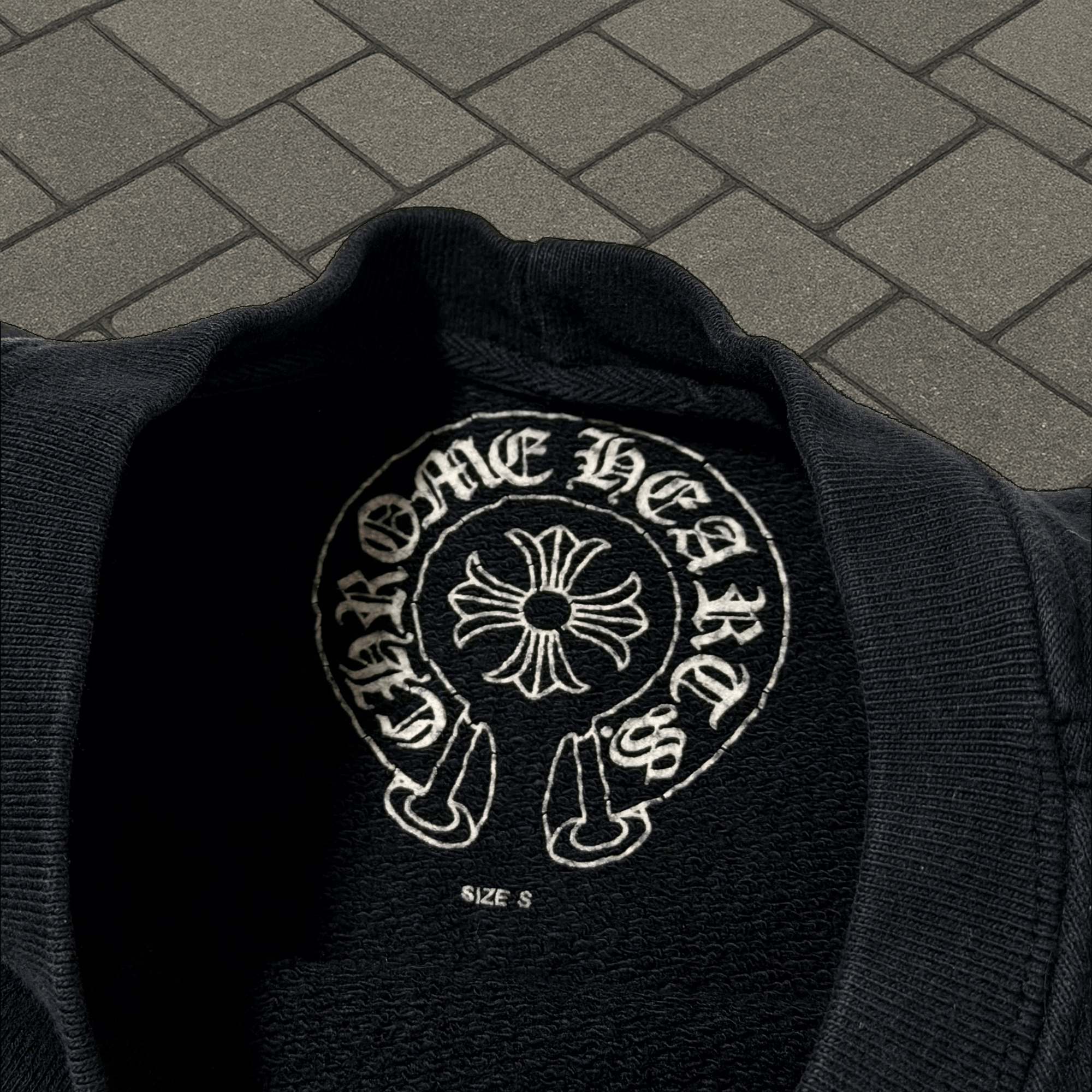 Chrome Hearts Chrome Hearts Black Raglan Horseshoe Tee Size US S / EU 44-46 / 1 - 4 Thumbnail