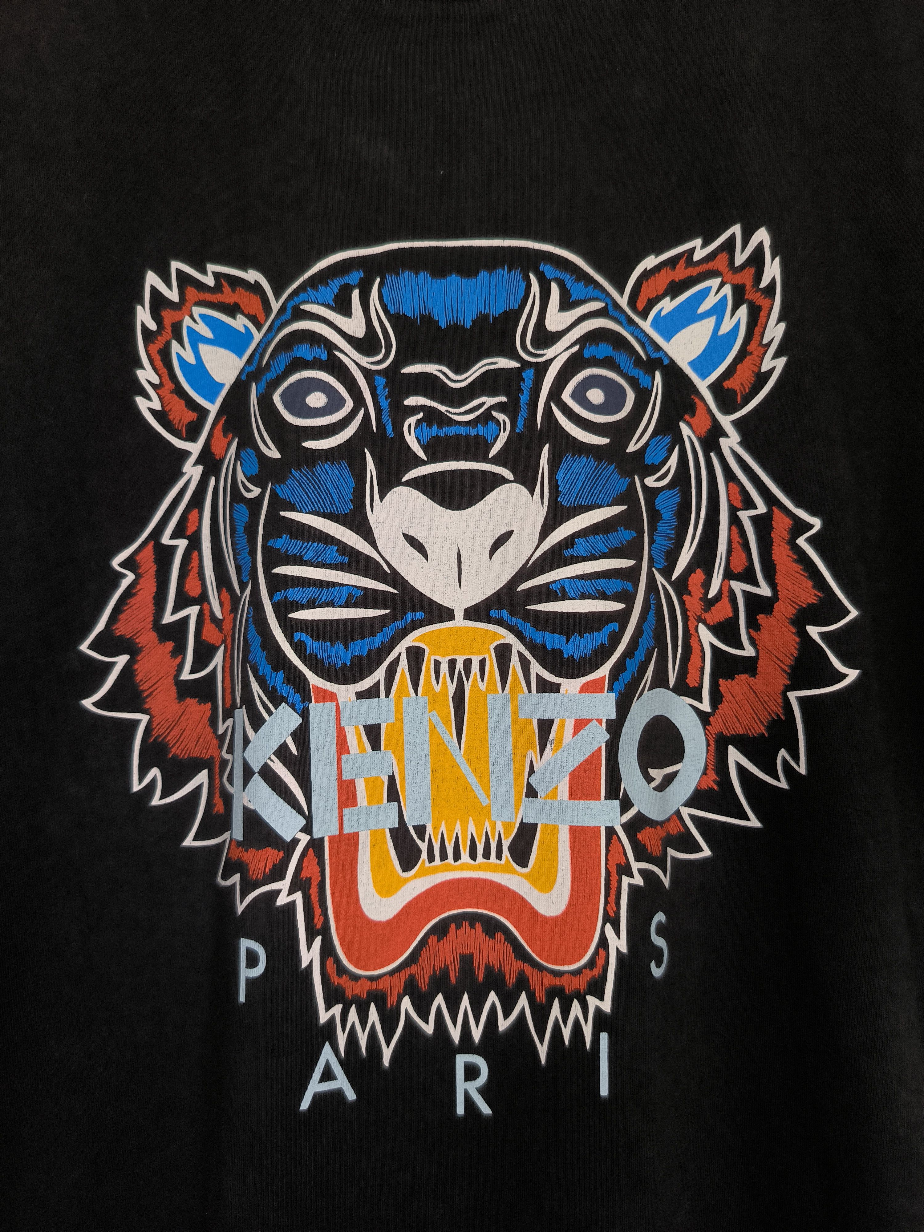 Kenzo Kenzo T-Shirt Logo Tiger Black Tee Size US XL / EU 56 / 4 - 3 Thumbnail