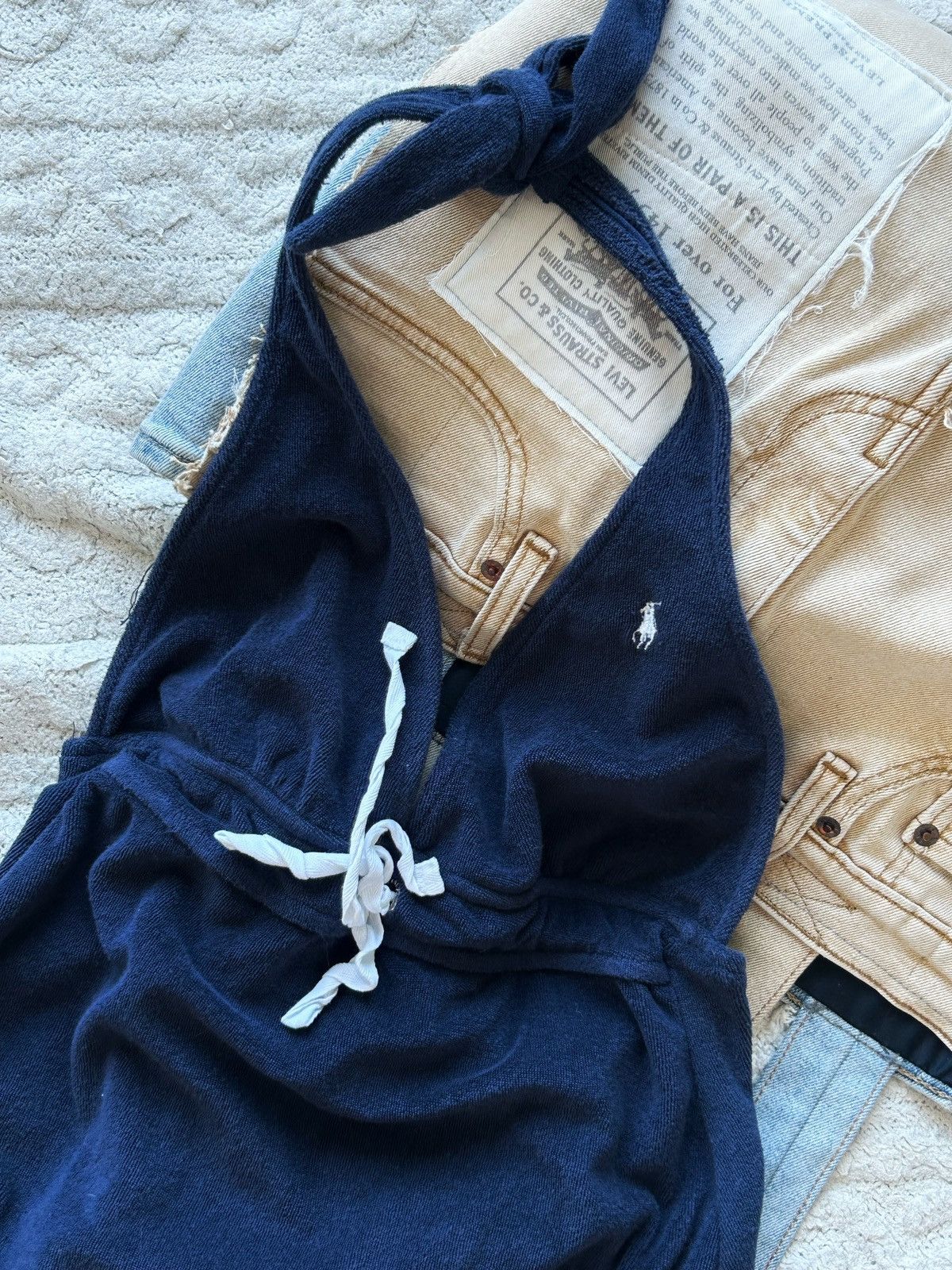 Polo Ralph Lauren Dress Polo ralph lauren Terry Empire-Waist Halter Cover-Up Size M / US 6-8 / IT 42-44 - 8 Thumbnail