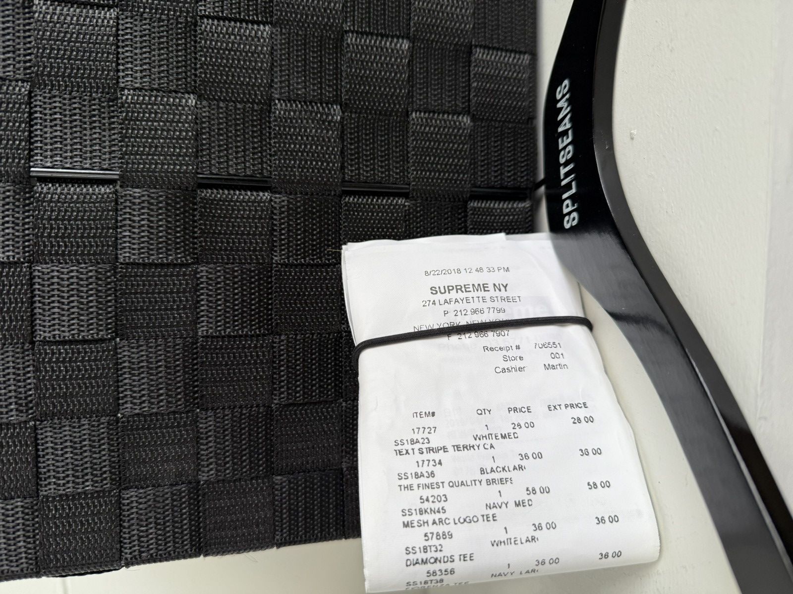 Maison Margiela × Supreme Supreme x MM6 Maison Margiela Receipt Wallet Size ONE SIZE - 10 Thumbnail