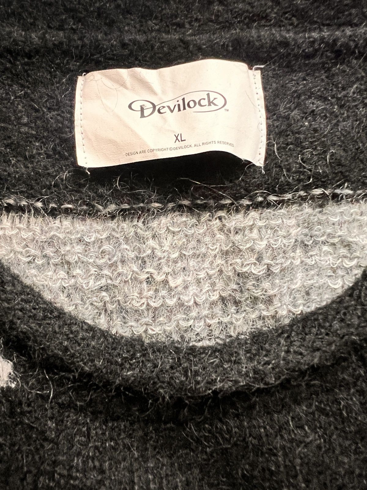 Devilock Devilock Made in Japan Stripe Mohair Sweater Size US XL / EU 56 / 4 - 8 Thumbnail