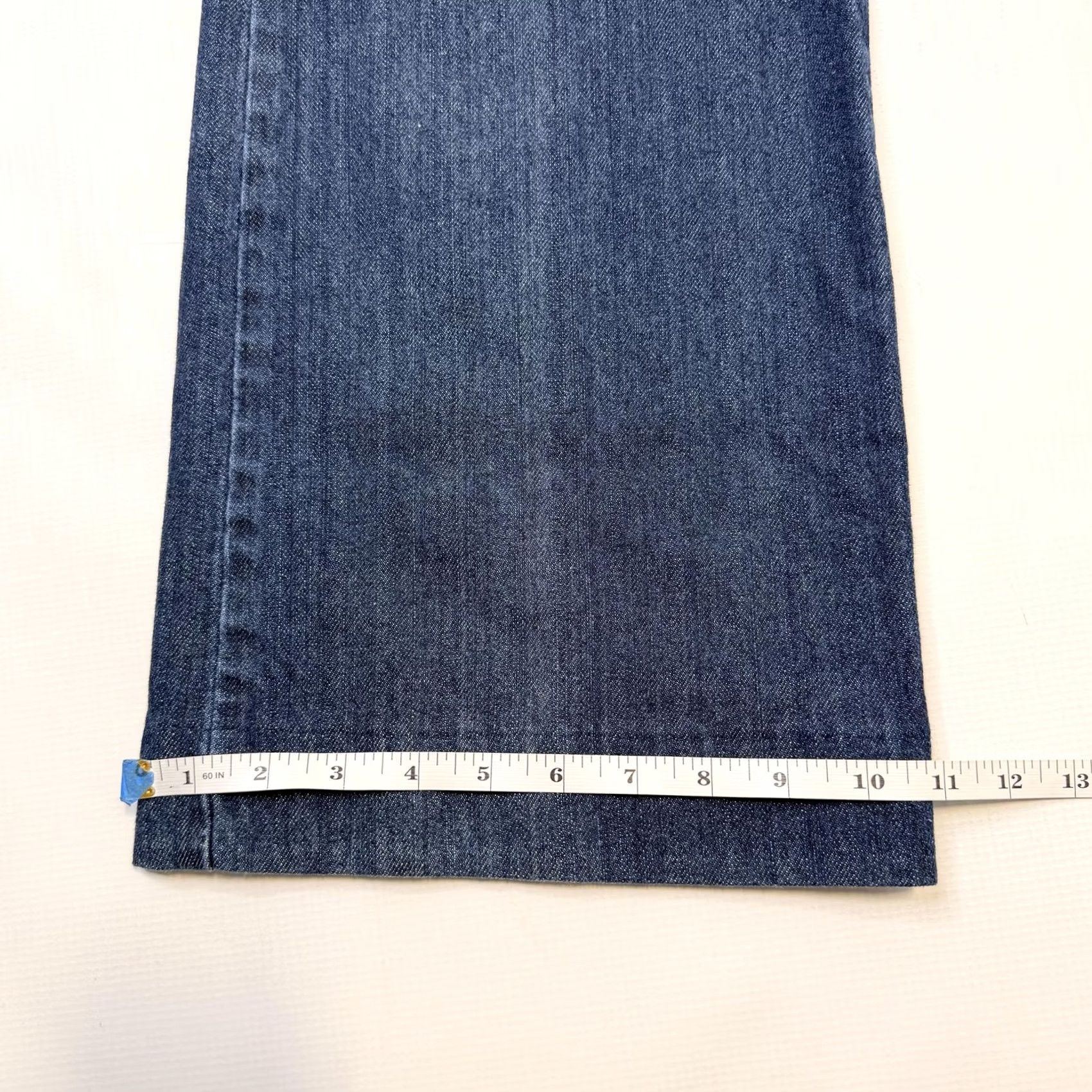 Michael Kors Michael Kors Jeans Womens 10 Blue Wide-Leg Mid Rise Denim Pockets 100% Cotton Size 32" / US 10 / IT 46 - 7 Thumbnail