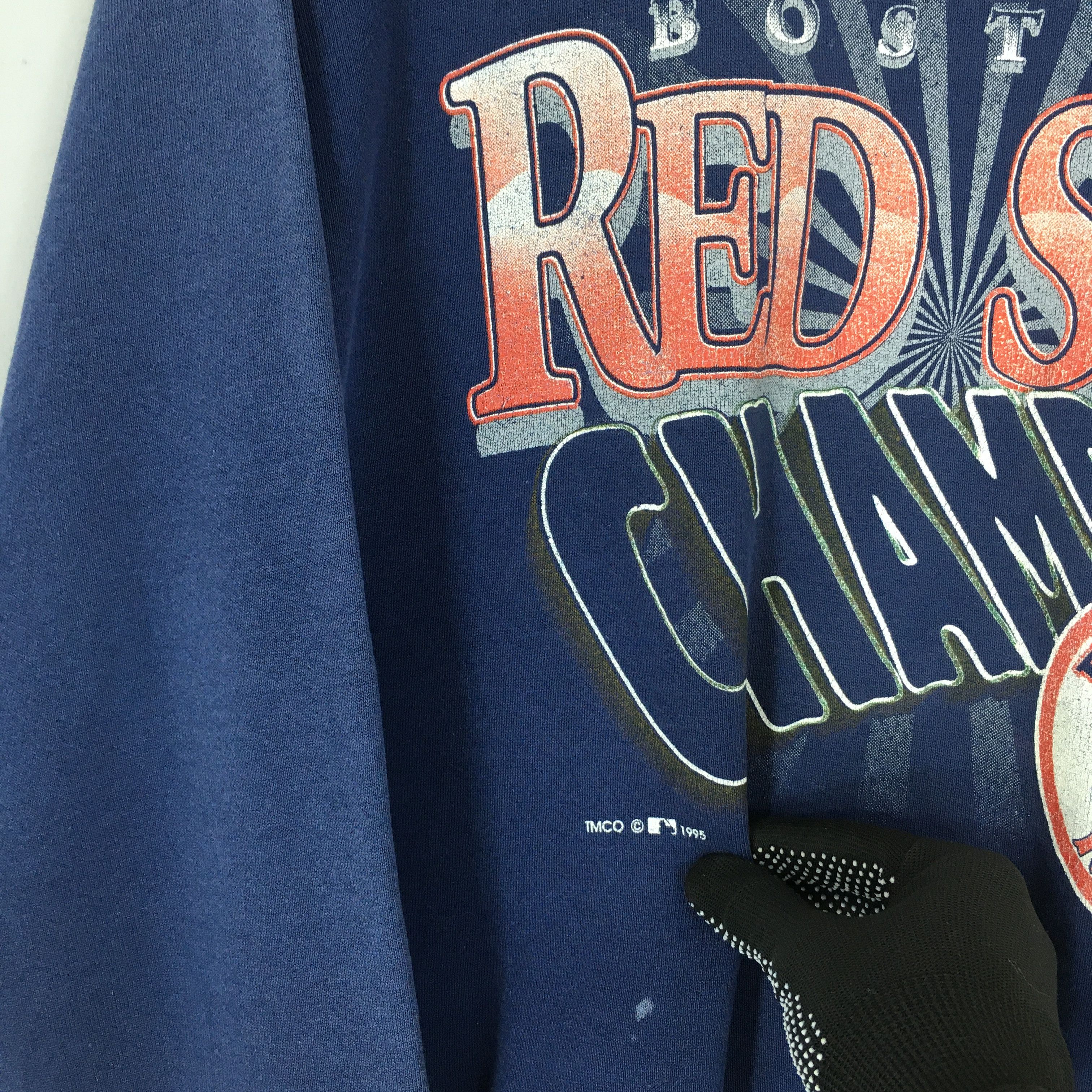 MLB × Vintage Vintage 90s Boston Red Sox MLB Sweatshirt Large Size US L / EU 52-54 / 3 - 4 Thumbnail