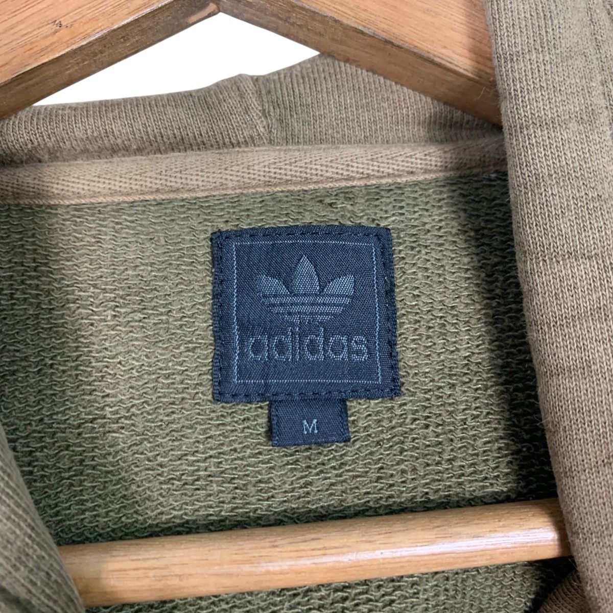 Adidas Y2K ADIDAS Shoe Sole Graphic Pullover Hoodies #3548-C162 Size US M / EU 48-50 / 2 - 11 Thumbnail