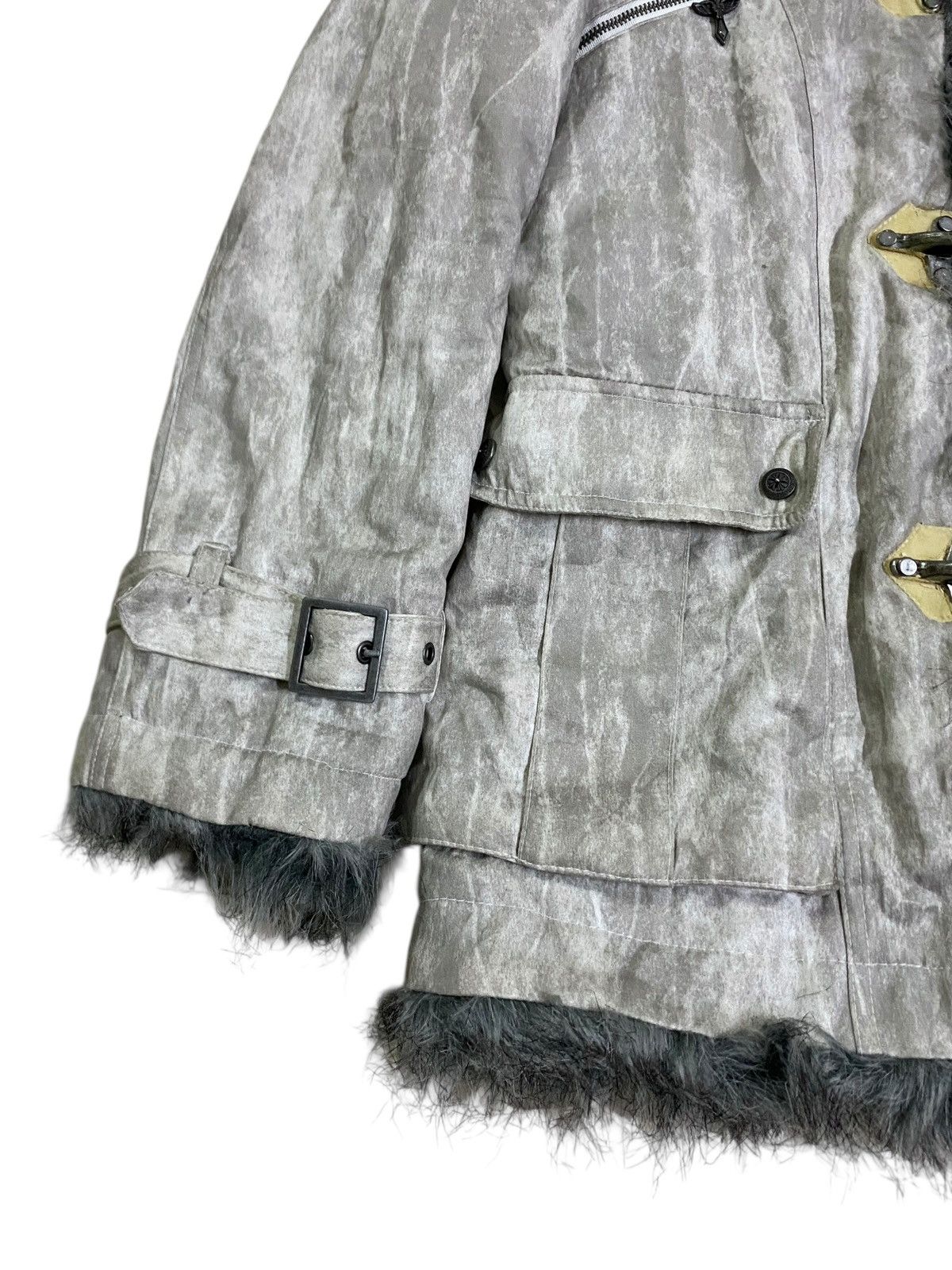 BERNINGS SHO Very Rare Vintage Brand Bernings Sho Fur Waxed Parka 1990s Size US M / EU 48-50 / 2 - 4 Thumbnail