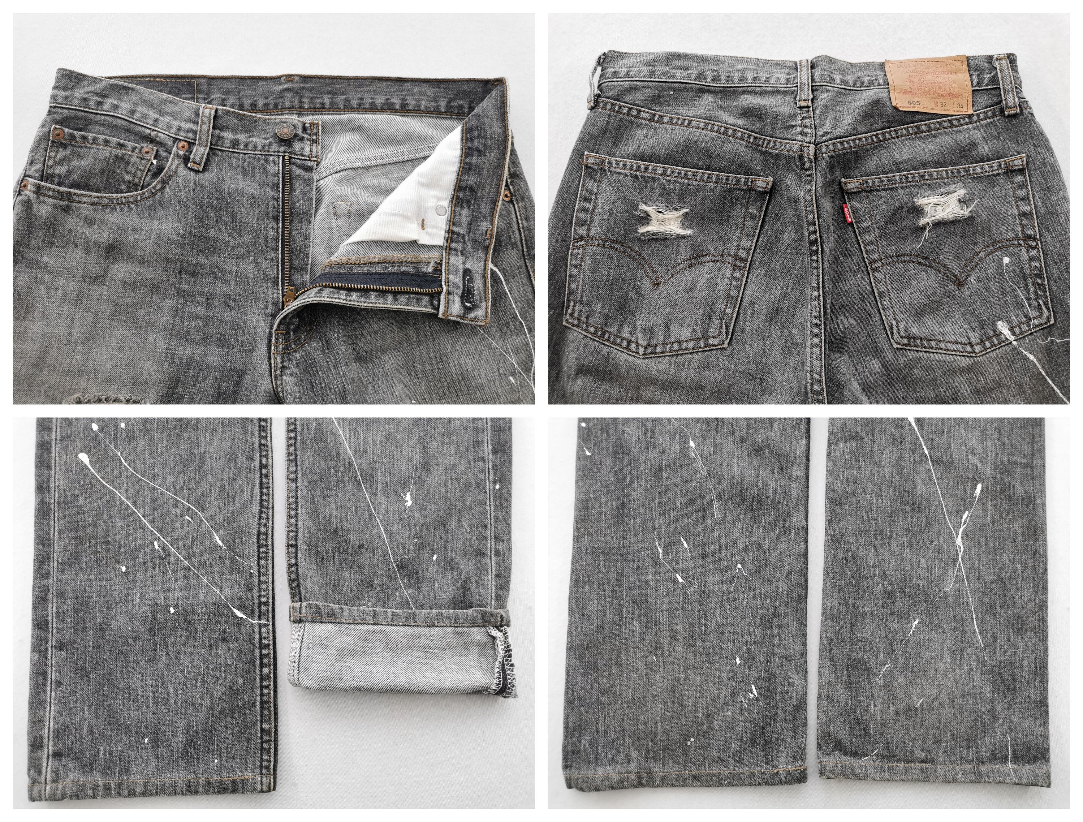 Levi's Vintage 90s Levis Lot 505 Denim Jeans Size 34/32x34 Size US 34 / EU 50 - 9 Thumbnail