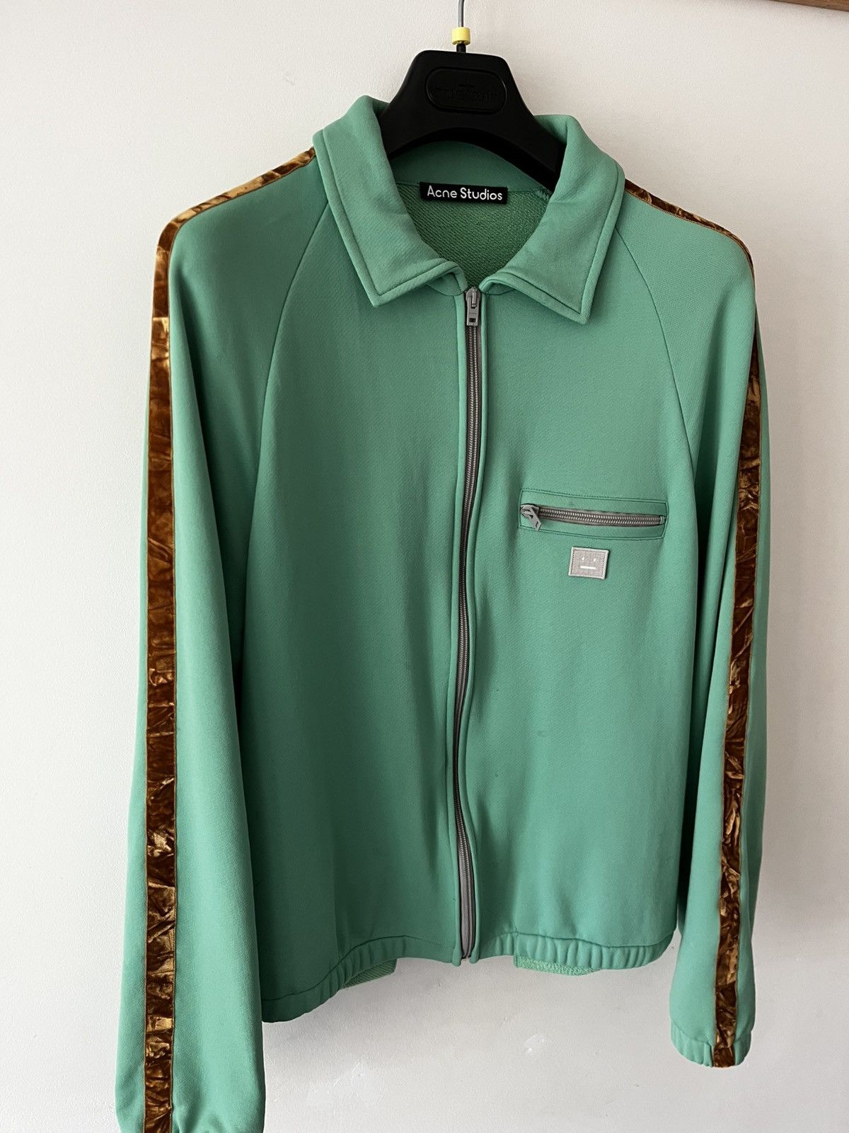 Acne Studios Acne Studios green sports cardigan/jacket medium men’s Size US M / EU 48-50 / 2 - 1 Thumbnail