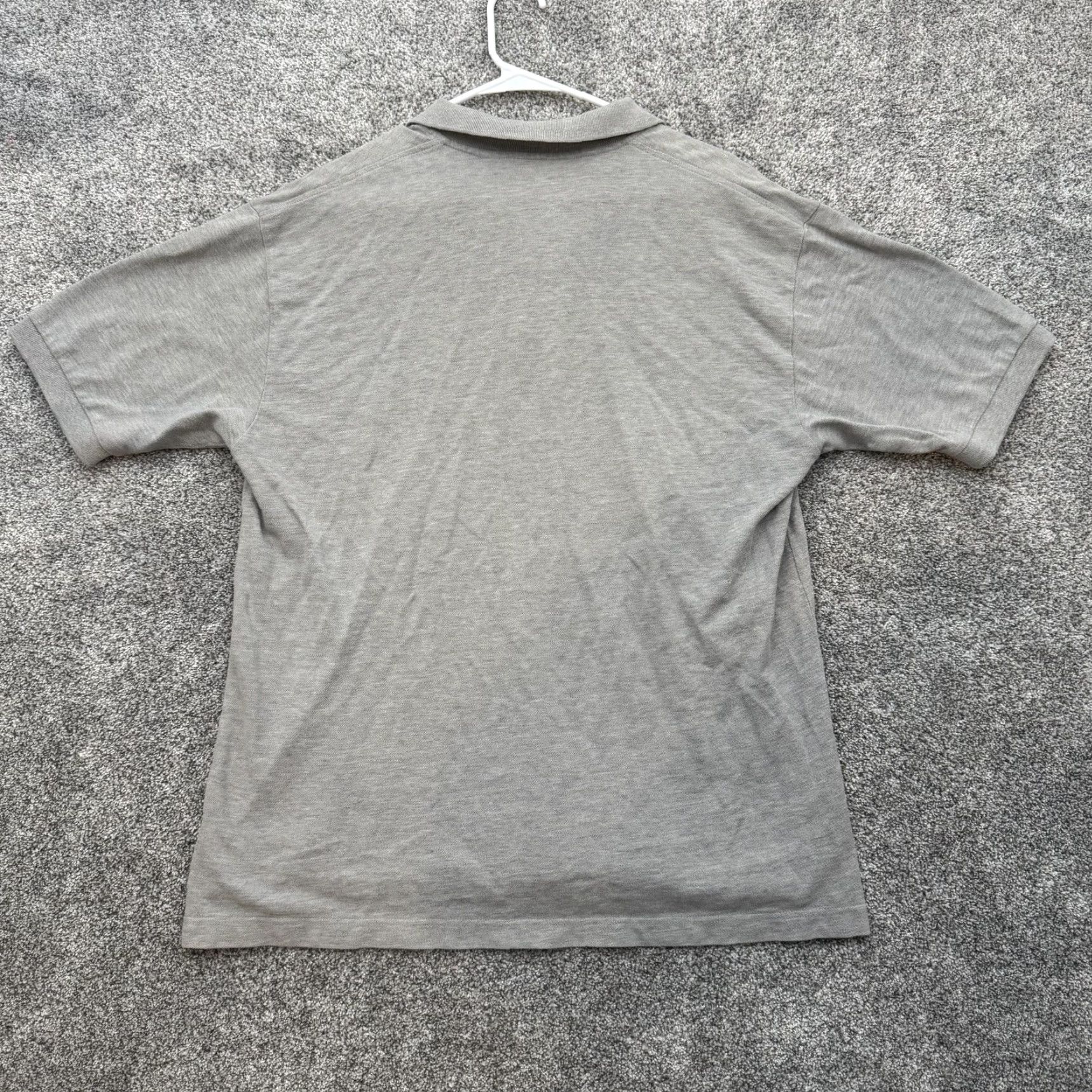 Vintage American Eagle Polo Shirt L Men Gray Solid Short Sleeve Casual Preppy Classic Office Golf Size US L / EU 52-54 / 3 - 6 Thumbnail