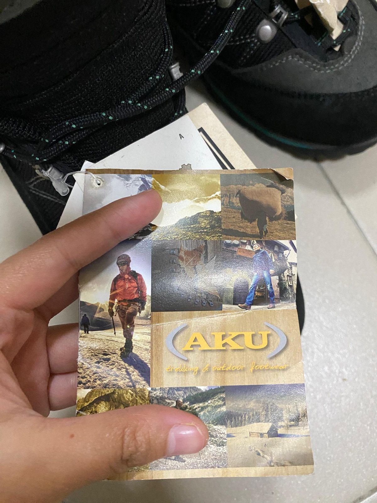 Other AKU Alba Trek Narrow GTX Hiking Boots – Black / Mint Size US 8.5 / EU 41-42 - 4 Thumbnail