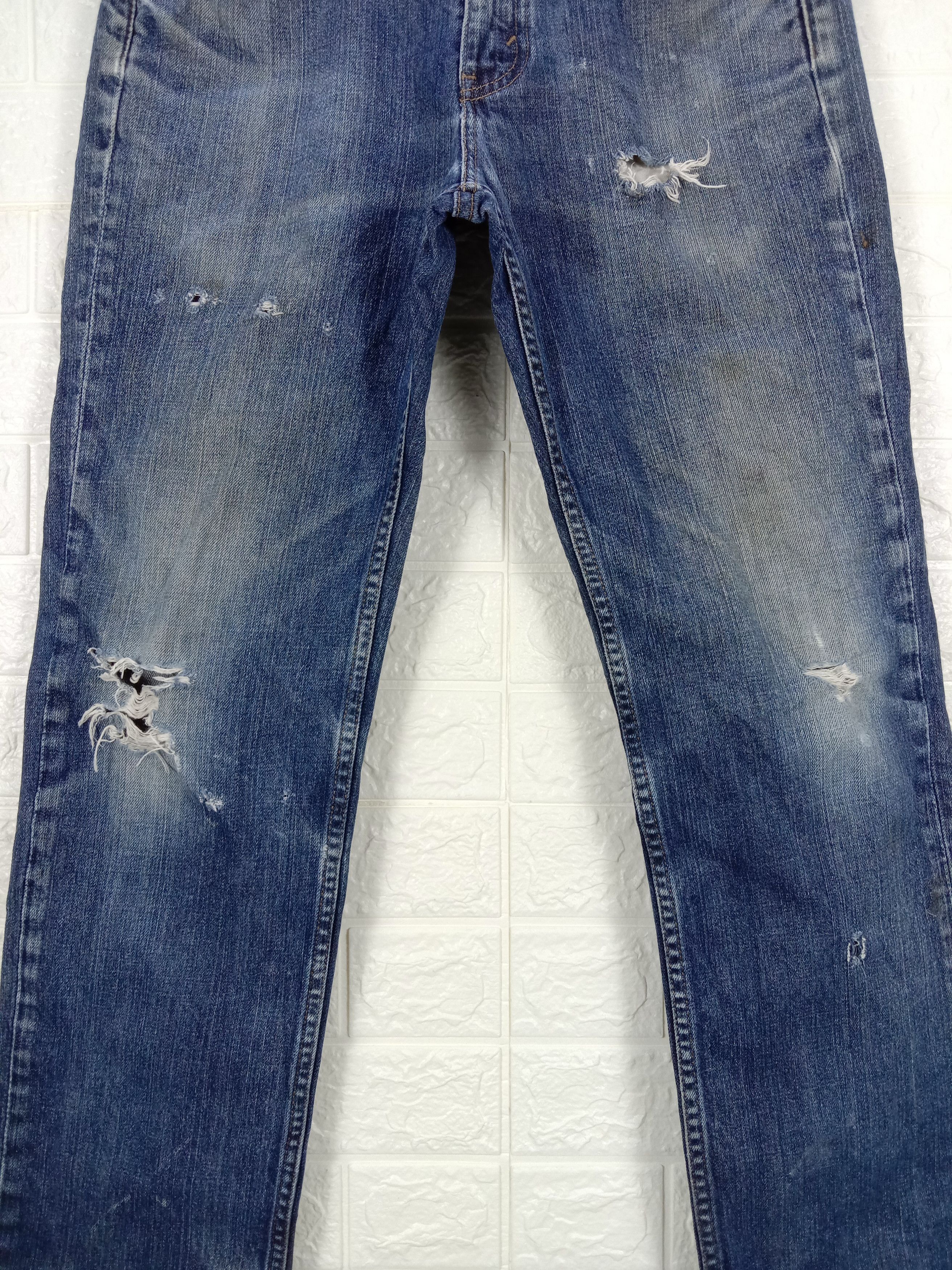 Levi's Vintage Levi's 514 Jeans Earth Tone Ripped Denim Size US 30 / EU 46 - 3 Thumbnail