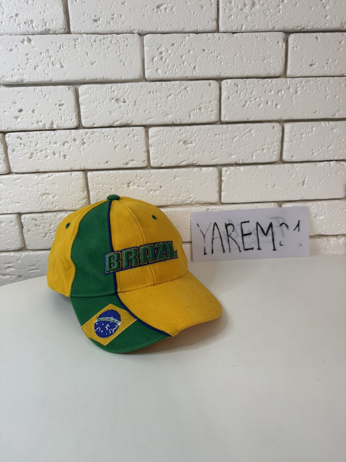 Vintage Brazil vintage cap hat Size ONE SIZE - 1 Thumbnail