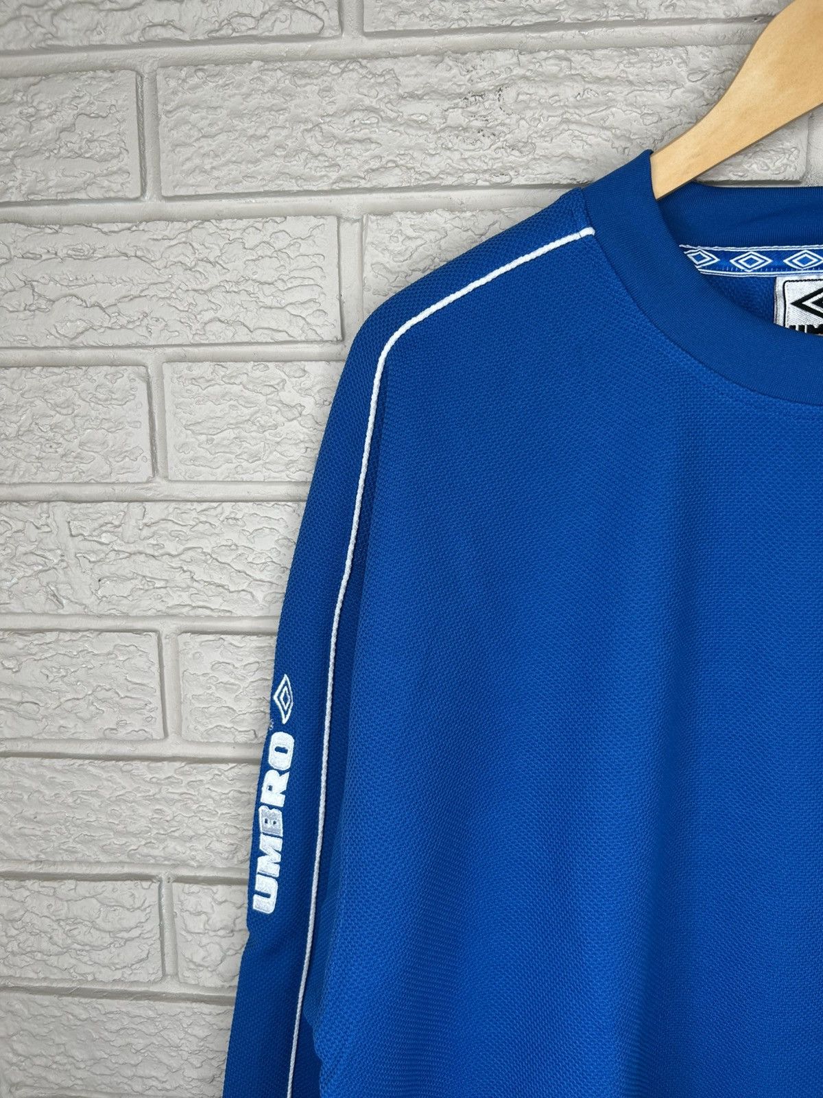 Umbro Vintage 90s Umbro Long Sleeve Jersey Sweater Size US XL / EU 56 / 4 - 3 Thumbnail