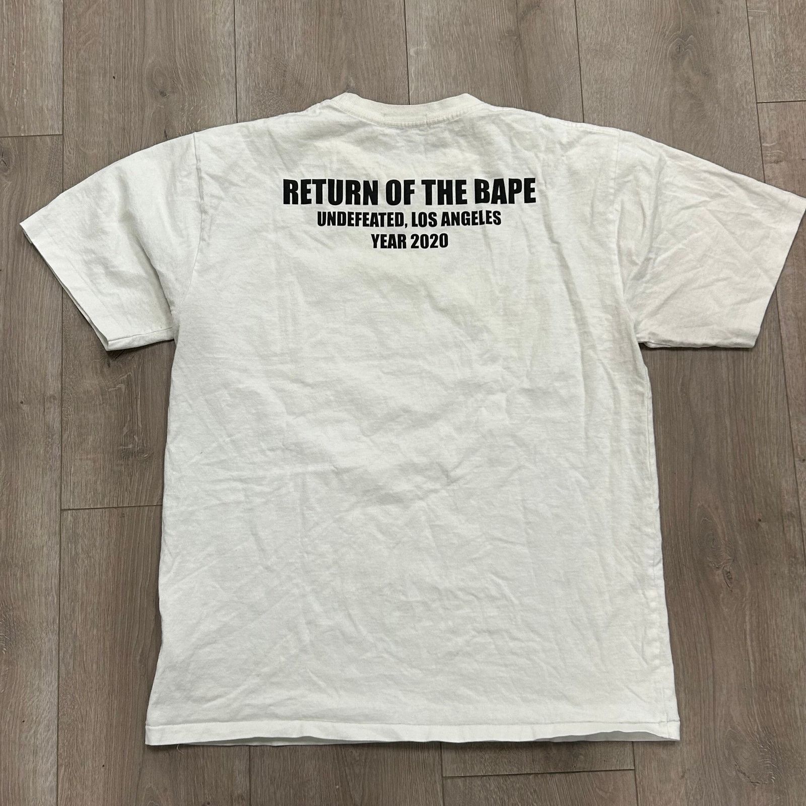 Bape 2020 Bape Undefeated return of the bape Tee T Shirt Size XL Size US XL / EU 56 / 4 - 7 Thumbnail
