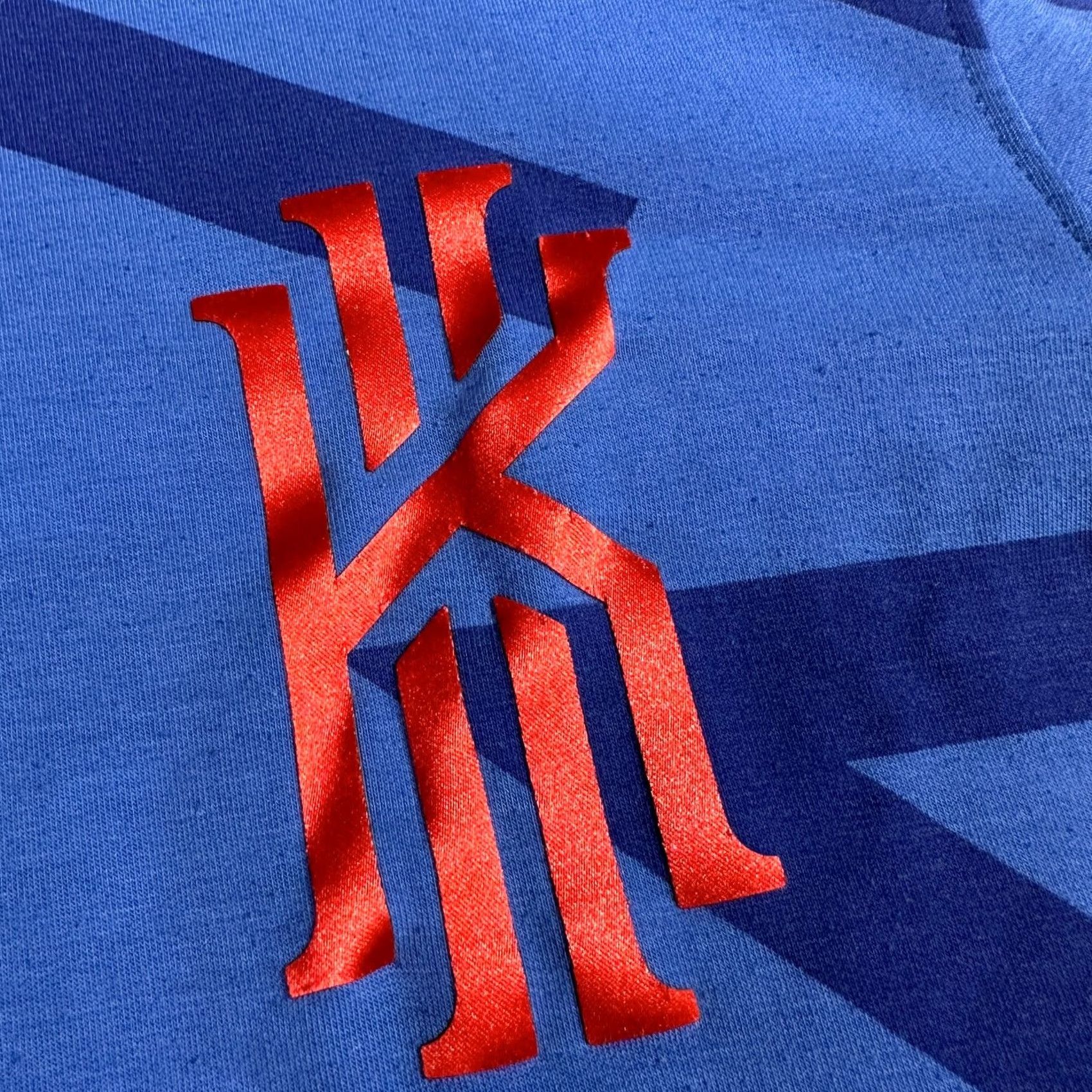 Nike VINTAGE Nike Kyrie Womens Hoodie XL Blue Geometric Pattern Size XL / US 12-14 / IT 48-50 - 7 Thumbnail