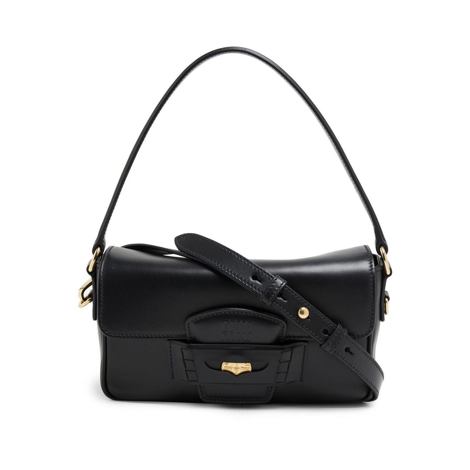 Miu Miu MIU MIU Mini Black Leather Top Handle Bag New & Authentic Size ONE SIZE - 1 Thumbnail