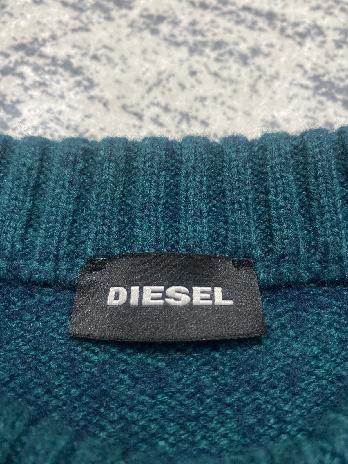 Diesel Diesel drip big logo knitwear Size US XL / EU 56 / 4 - 2 Thumbnail