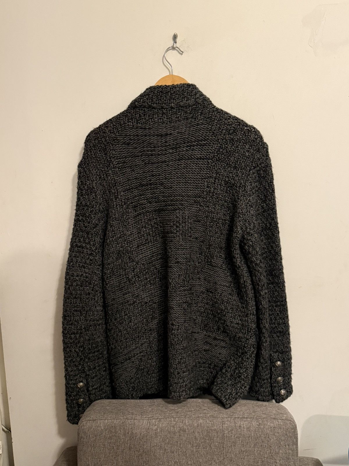 Philipp Plein Philip Plein knitted cardigan shawl Size US L / EU 52-54 / 3 - 2 Thumbnail