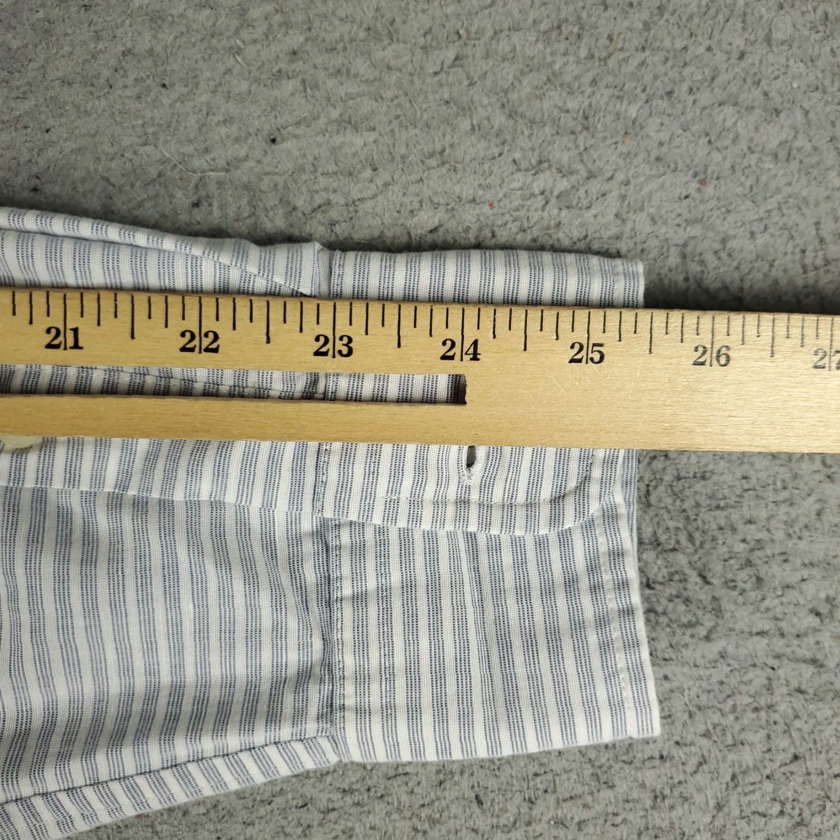 Vineyard Vines VINEYARD VINES Shirt Blue Striped Button-Up Long Sleeve Men’s Small Regular Fit Size US S / EU 44-46 / 1 - 6 Thumbnail