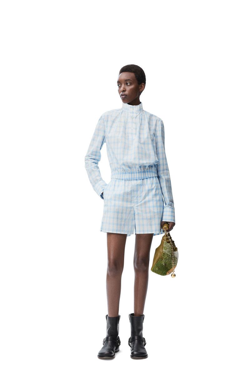 Loewe o1w1db10426 Blouses in Blue Size M / US 6-8 / IT 42-44 - 2 Thumbnail