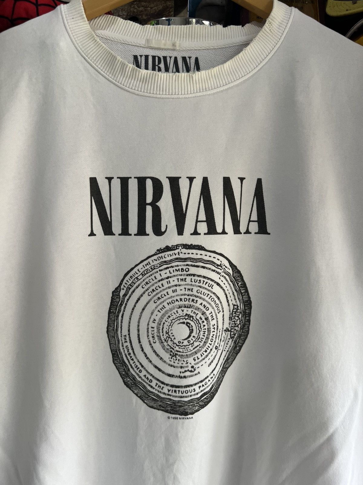 GU 🔥2017 Gu x Nirvana Crewneck Sweatshirt Size US XXL / EU 58 / 5 - 9 Thumbnail