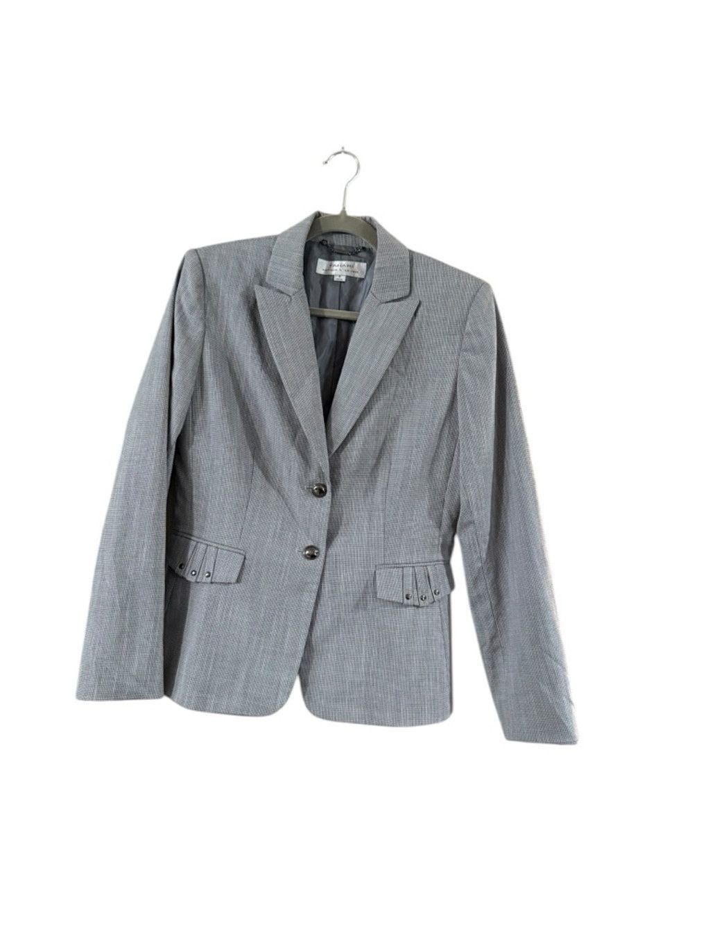 Elie Tahari Women's TahariGray Blazer Suit Jacket Size 6 Size M / US 6-8 / IT 42-44 - 8 Thumbnail