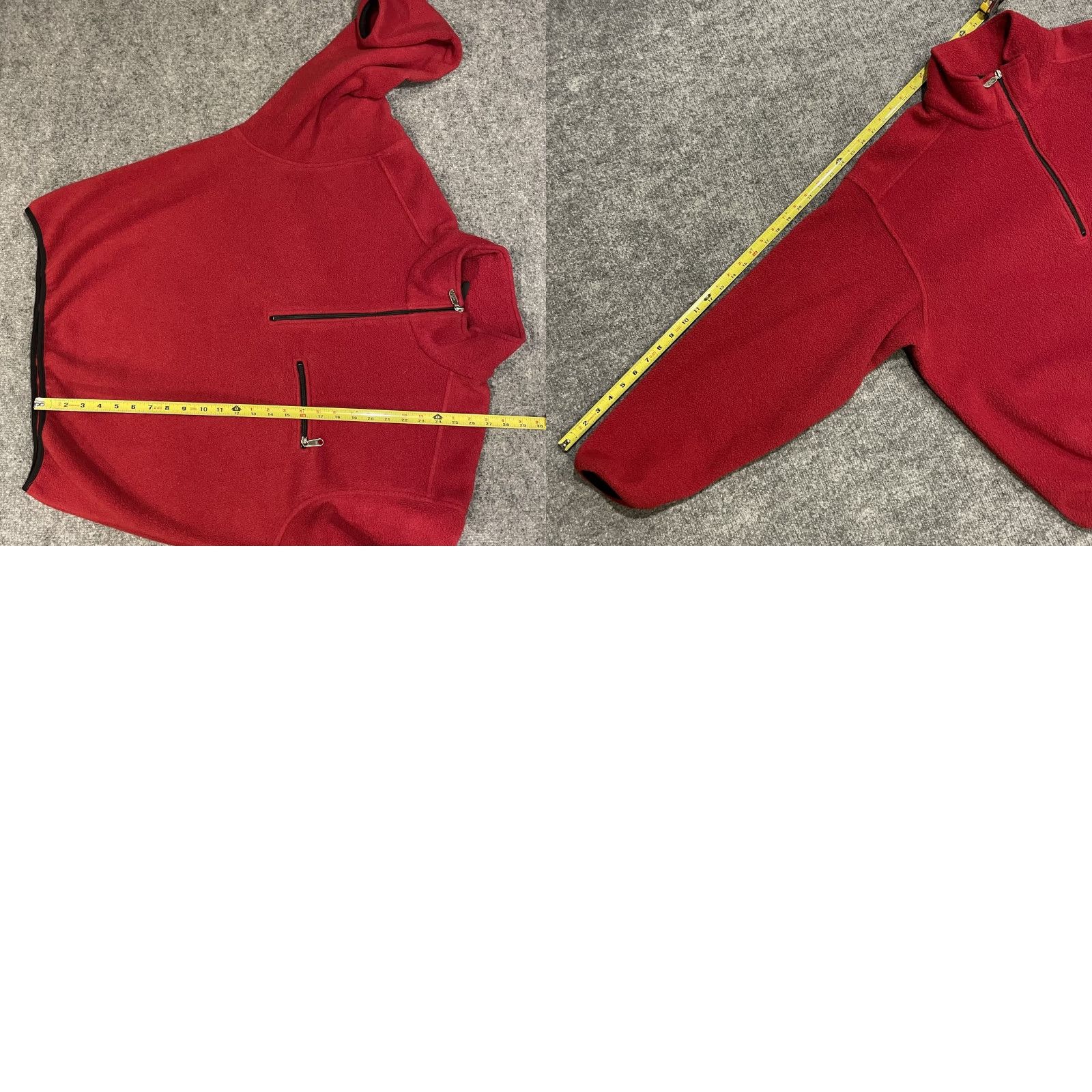 The North Face VINTAGE The North Face Mens XL Red 90s Fleece Half Zip Pullover Outdoor Hiking Casual Shirt Size US XL / EU 56 / 4 - 9 Thumbnail