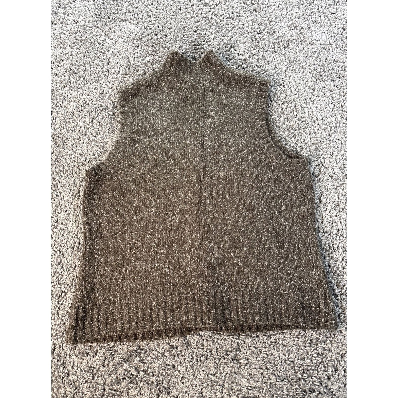 Vintage VINTAGE L.L. Bean Wool Blend Cable Knit Sweater Vest Womens L Brown Heritage Vest Wardrobe Outdoor Winter Fall Ladies L Large Brown Women Size L / US 10 / IT 46 - 5 Thumbnail