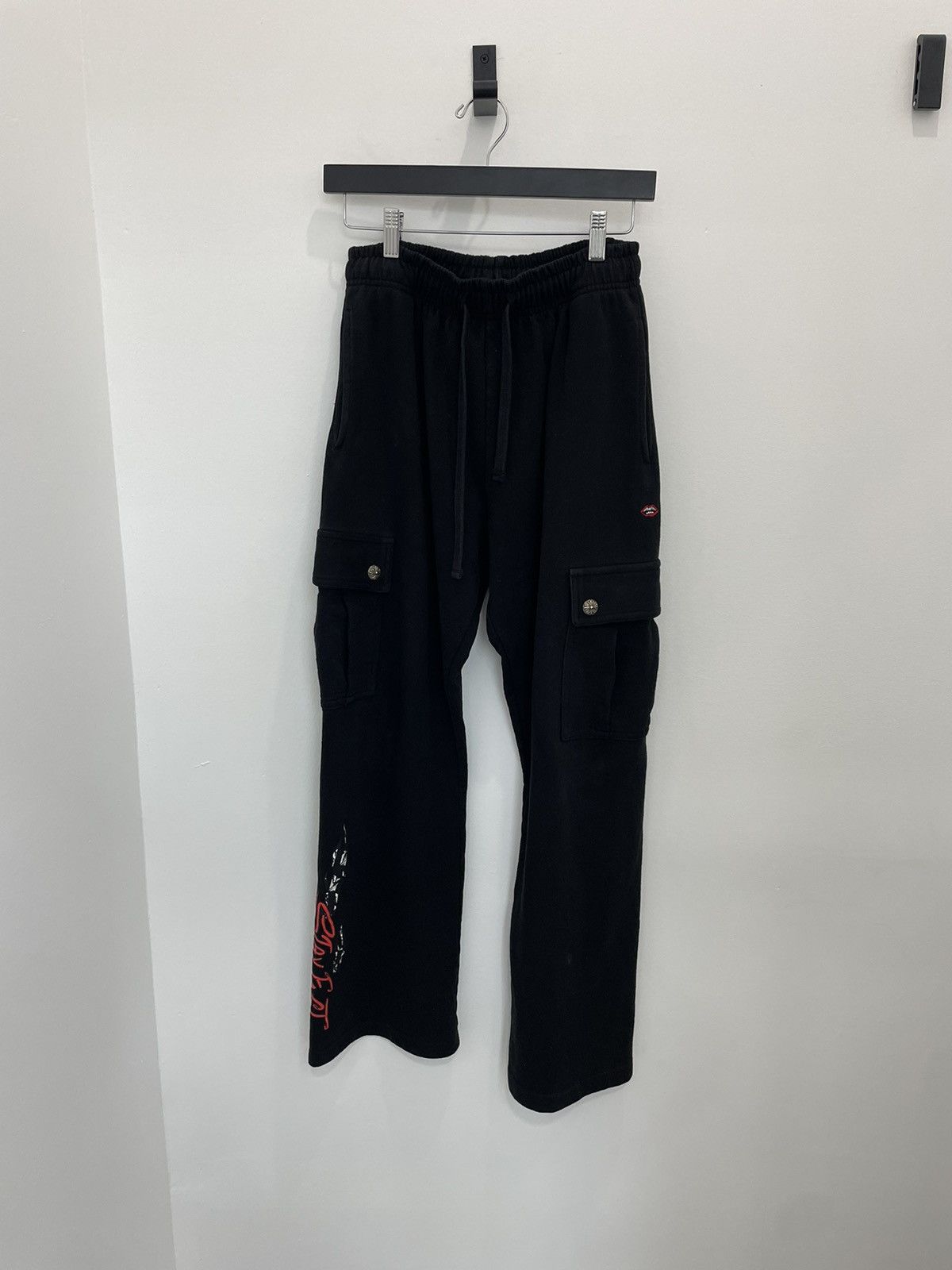 Chrome Hearts Chrome Hearts Matty Boy "Stay Fast" Cargo Sweatpants Size US 30 / EU 46 - 1 Thumbnail