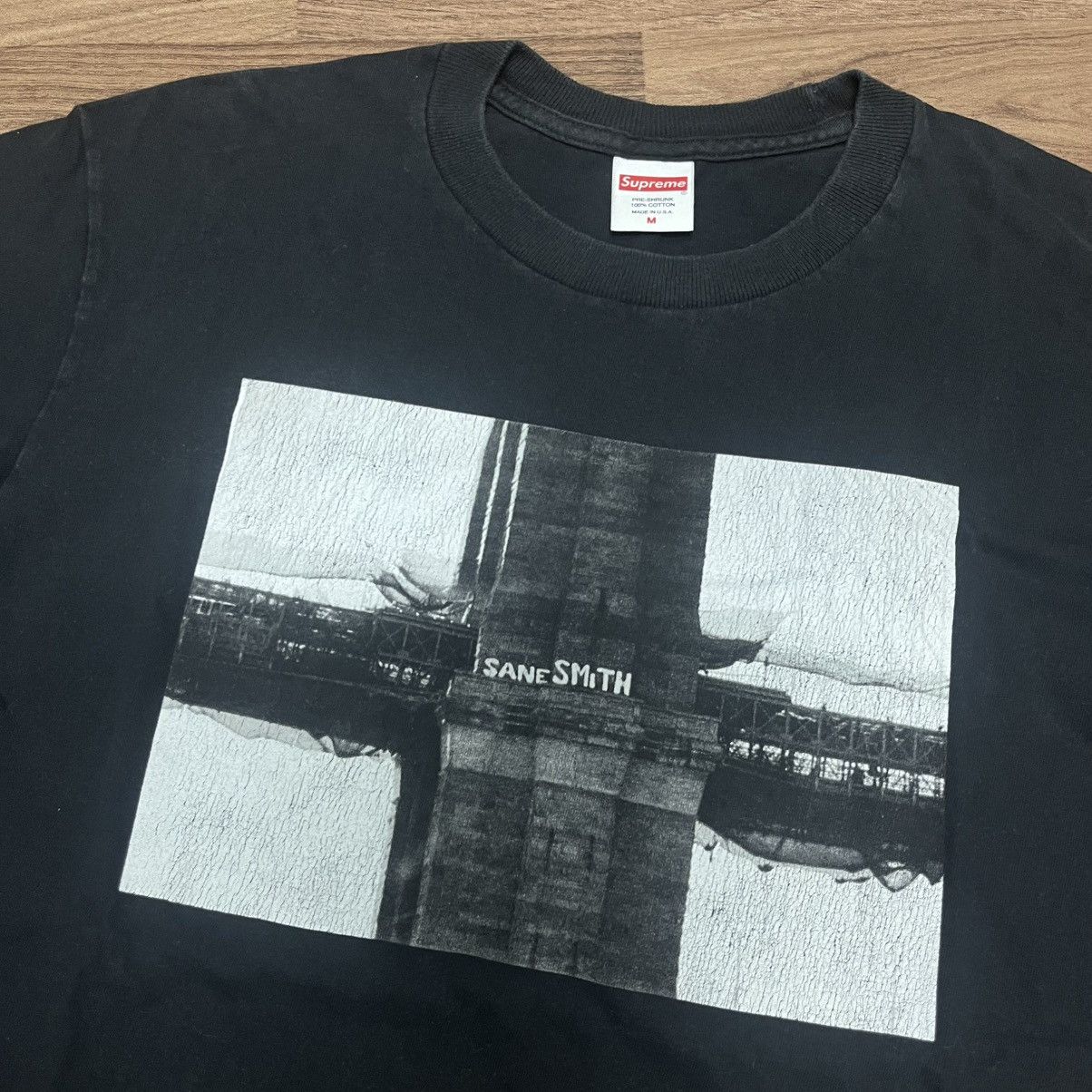 Supreme Supreme Bridge Graffiti Printing Tee FW19 Size US M / EU 48-50 / 2 - 2 Thumbnail