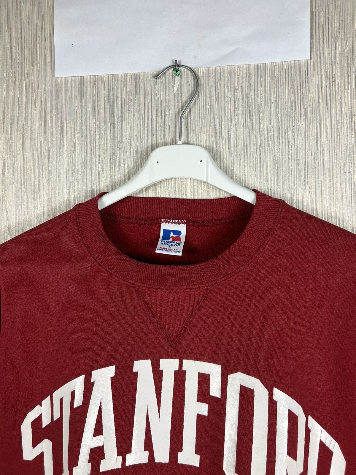 Russell Athletic Vintage Russell Atletic college spellout stanford crewneck Size US M / EU 48-50 / 2 - 12 Thumbnail