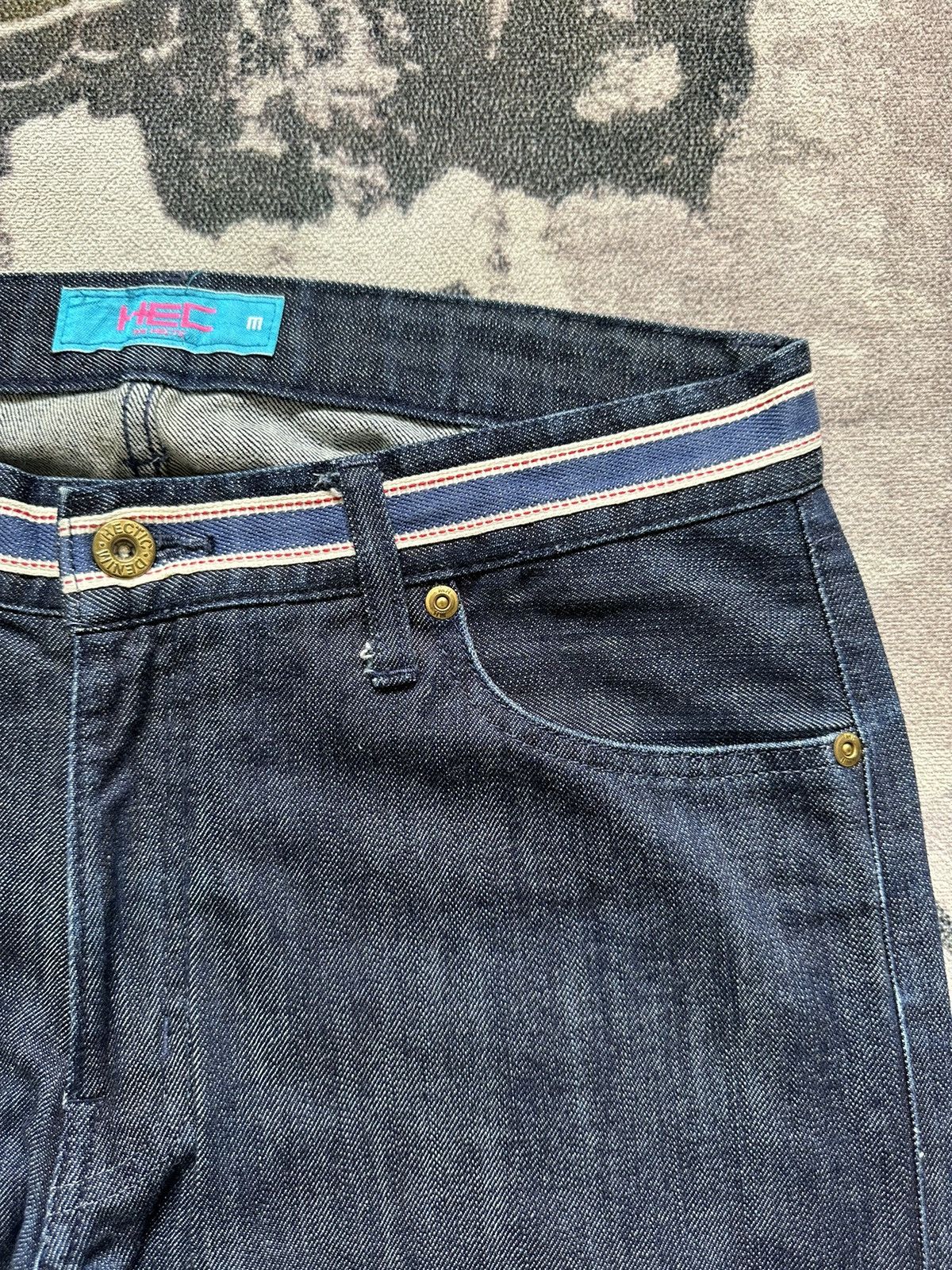 realmad HECTIC 1998 Hec by Hectic Indigo denim jeans Size US 31 - 9 Thumbnail