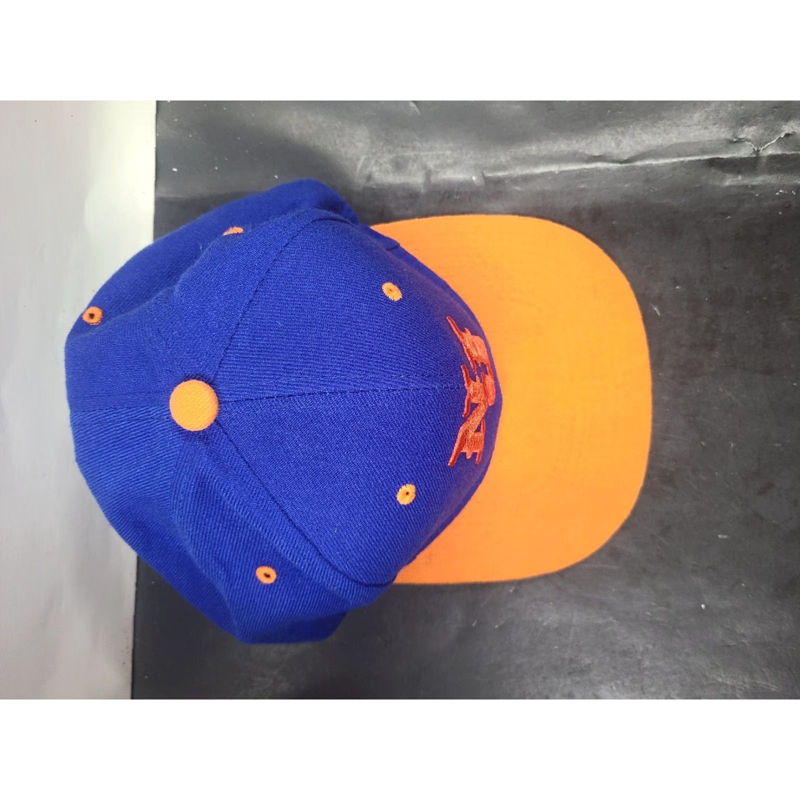 MLB VINTAGE muka NJ Jersey Snapback cap Baseball Cap Men One Size Blue Orange Adjustable Lightweight Breathable 90s Sports Size US M / EU 48-50 / 2 - 3 Thumbnail