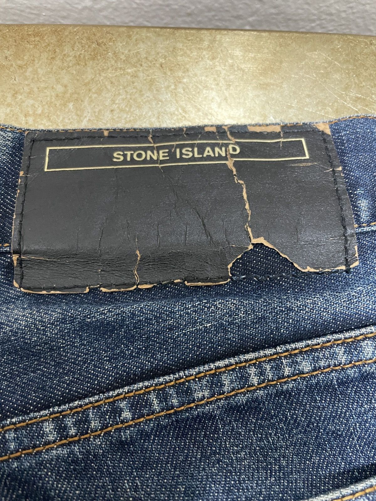 Massimo Osti × Stone Island Vintage Stone Island designer denim stone wash Jeans W34 Size US 34 / EU 50 - 11 Thumbnail