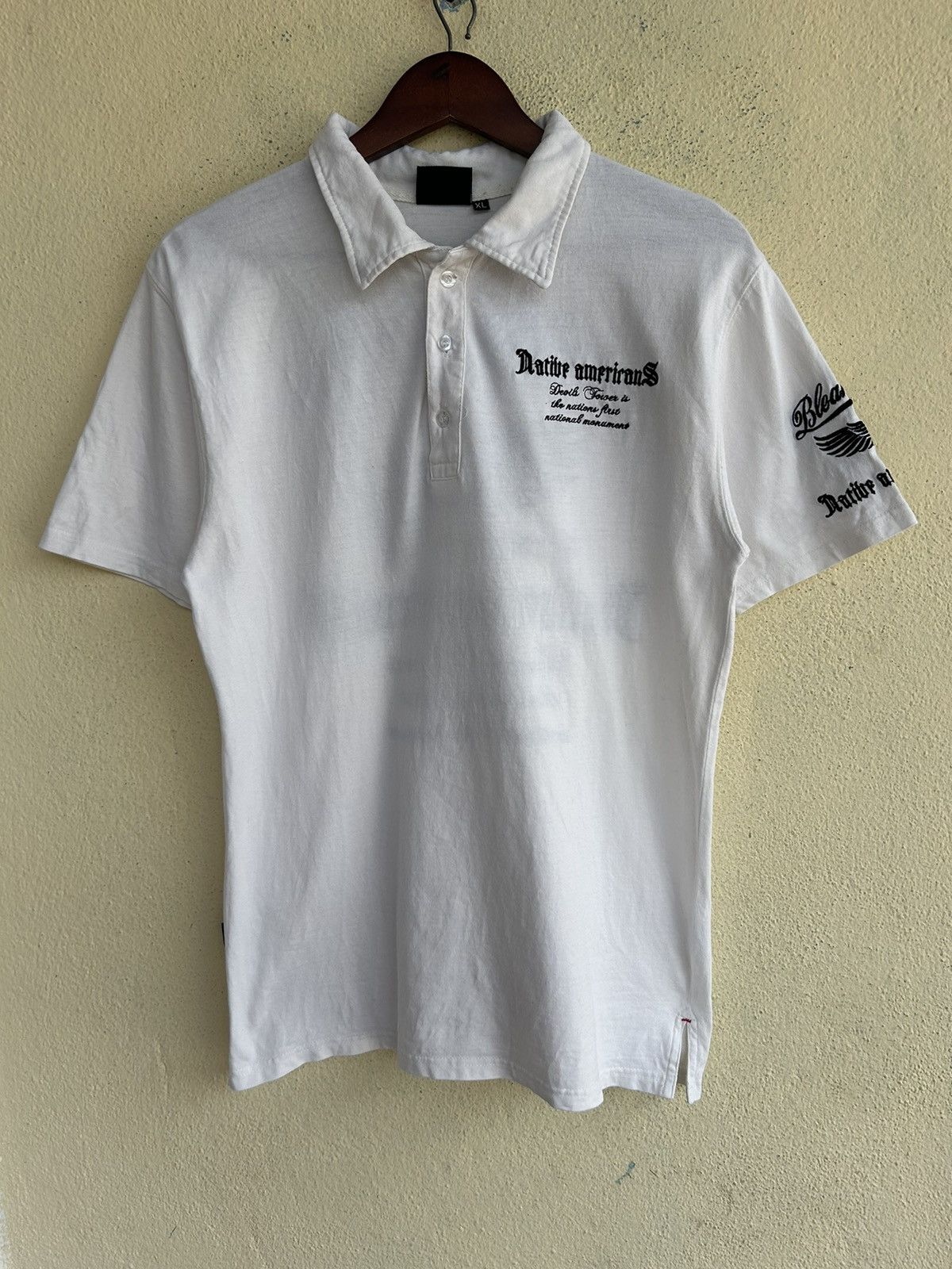 Other Andre Malraur Homme Native Americans Embroidered Tshirt Size US XS / EU 42 / 0 - 2 Thumbnail