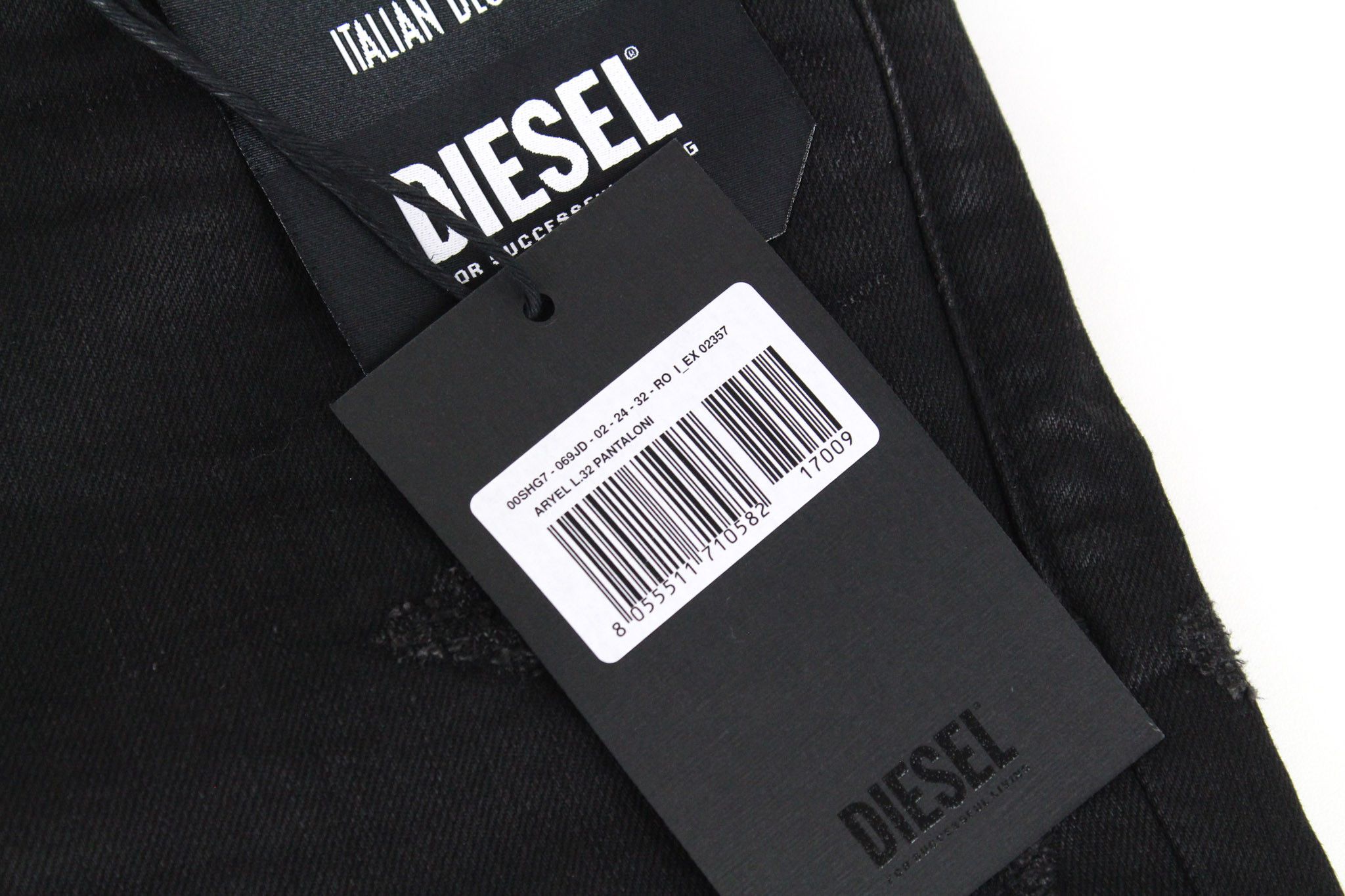 Diesel ARYEL 069JD W24/L32 Black Buttoned Jeans 70151 Size 24" / US 00 / IT 34 - 10 Thumbnail